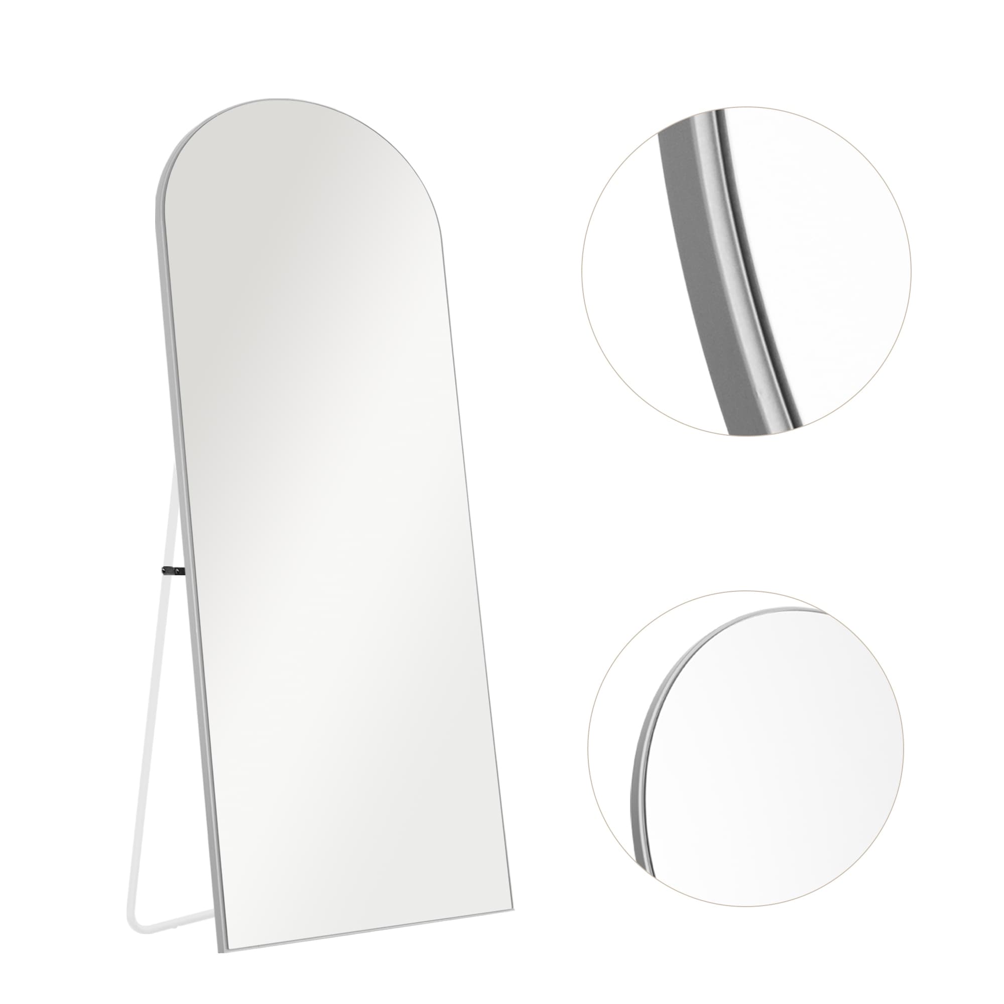 Dovelina Arched Full Length Floor Wall Mirror Standing Mirror