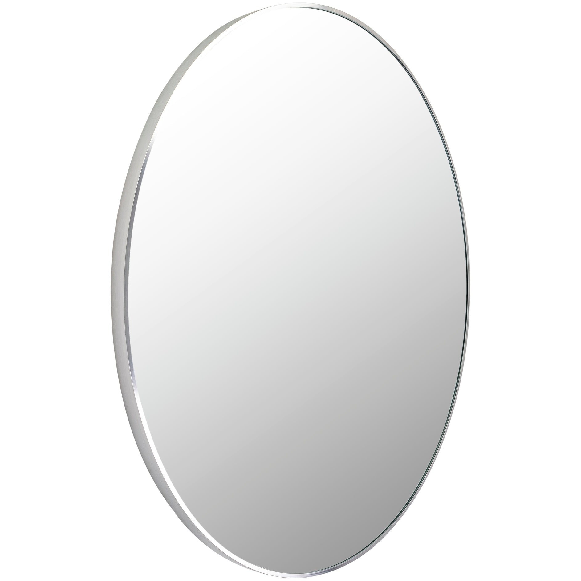 Livabliss Aranya Modern Aluminum Round Circle Accent Mirror