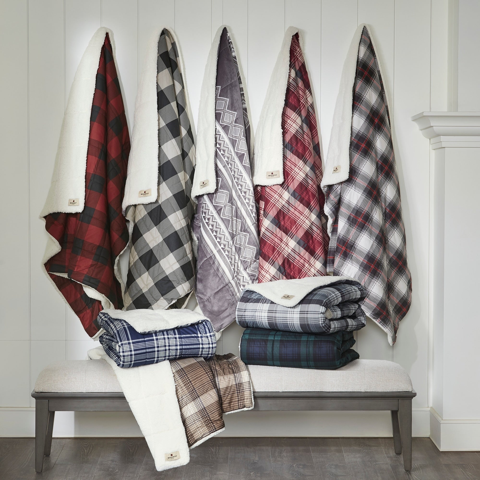 Woolrich Tasha Softspun Down Alternative Filled Oversized Throw