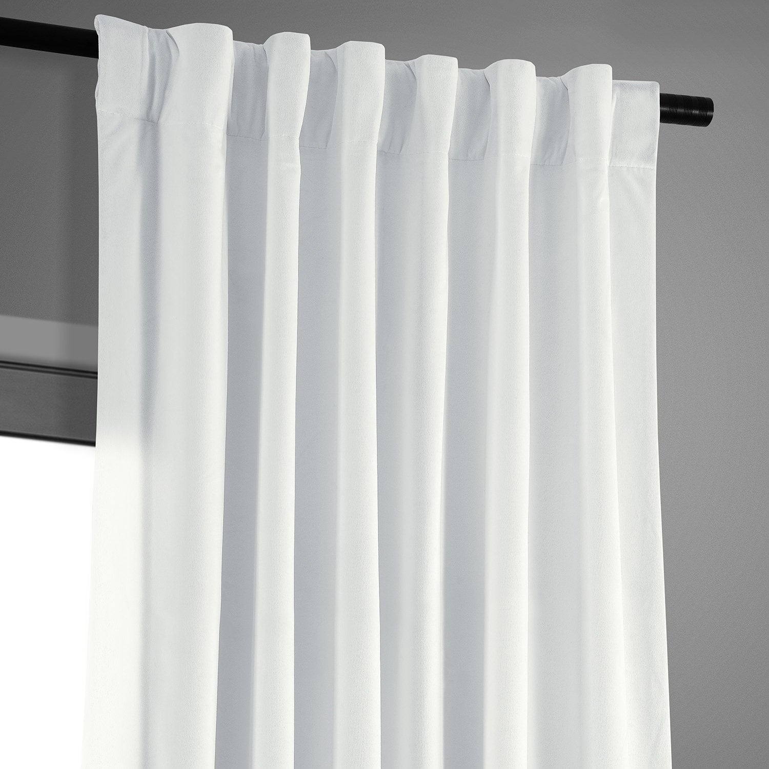 Exclusive Fabrics Signature Blackout Velvet Curtain (1 Panel)