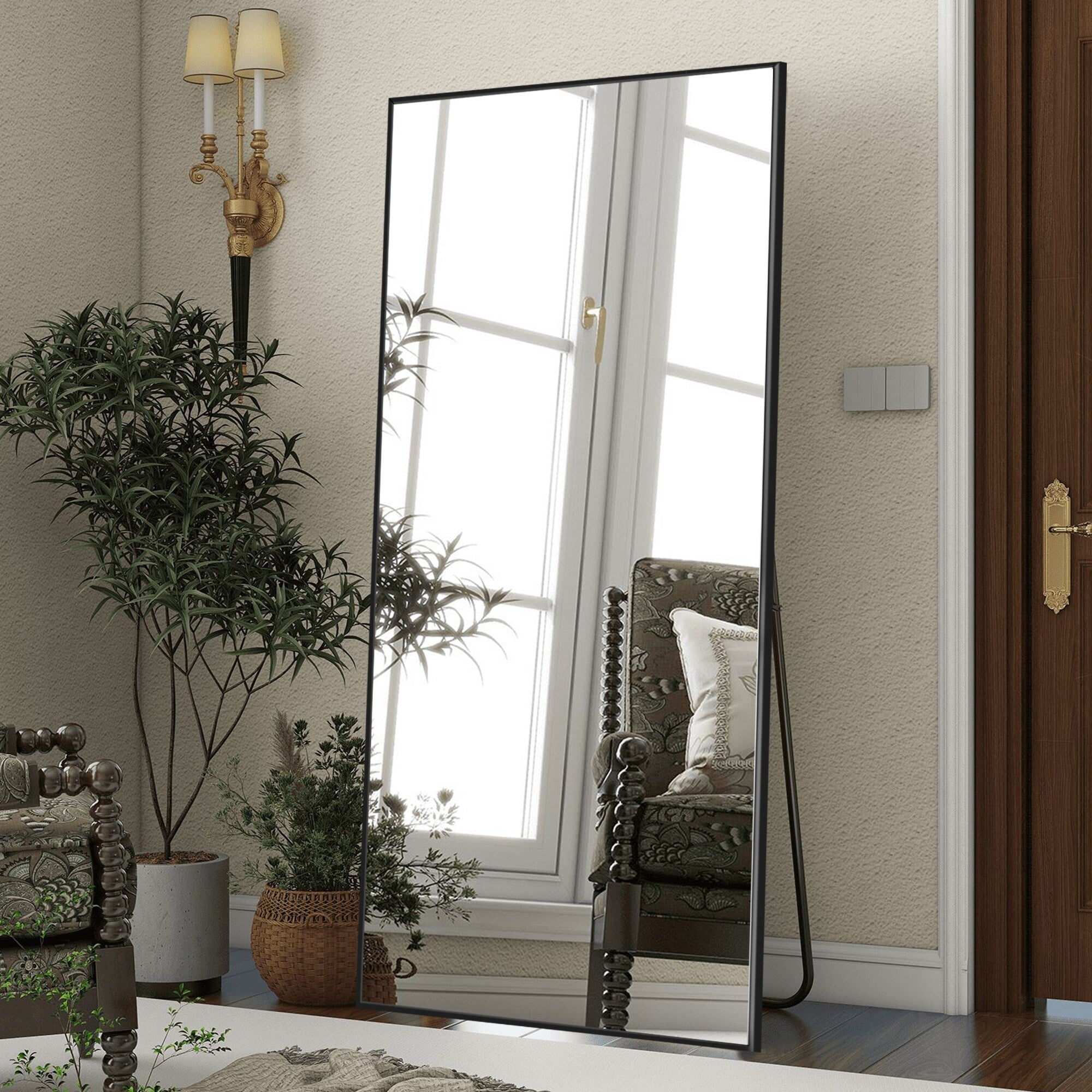 Modern Full Length Floor Mirror Freestanding Mirror