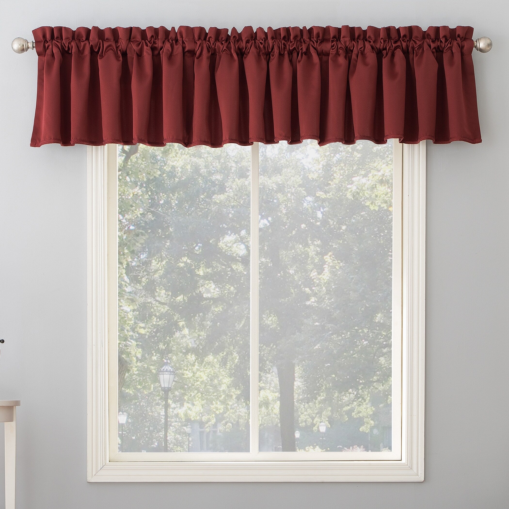 Porch & Den Inez Room Darkening Window Valance - 54 x 18