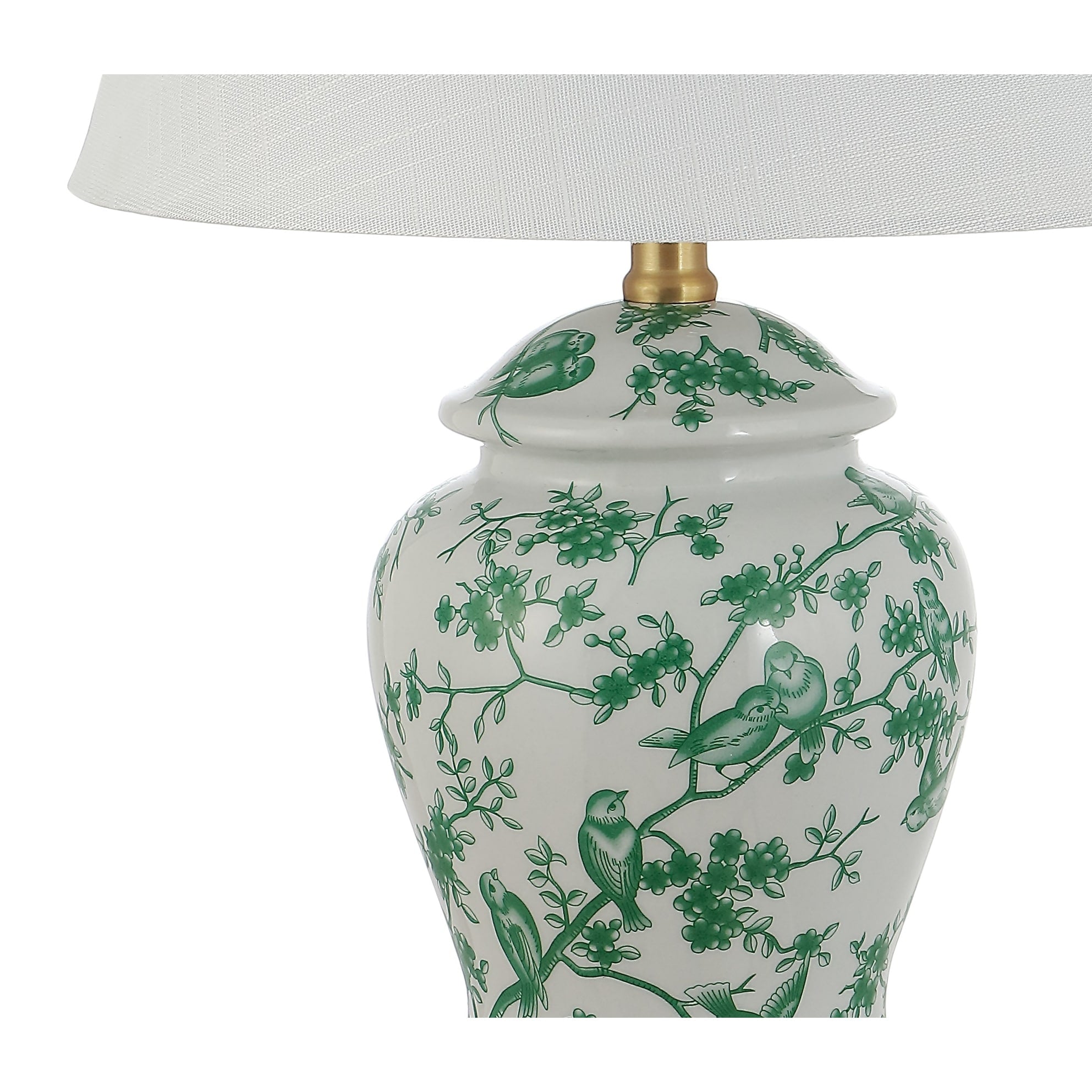 Penelope 22 Chinoiserie LED Table Lamp, Blue/White by JONATHAN Y