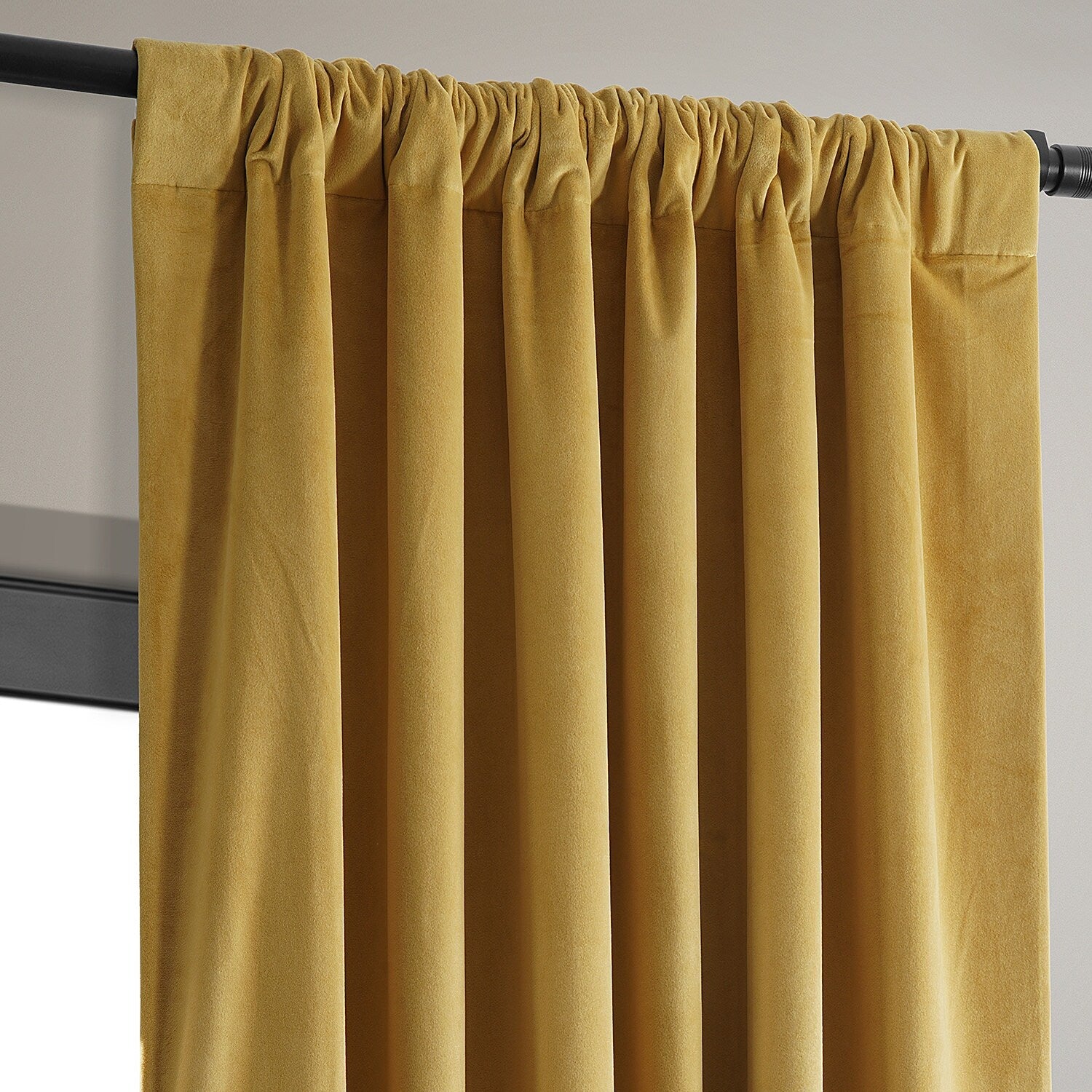 Exclusive Fabrics Signature Blackout Velvet Curtain (1 Panel)