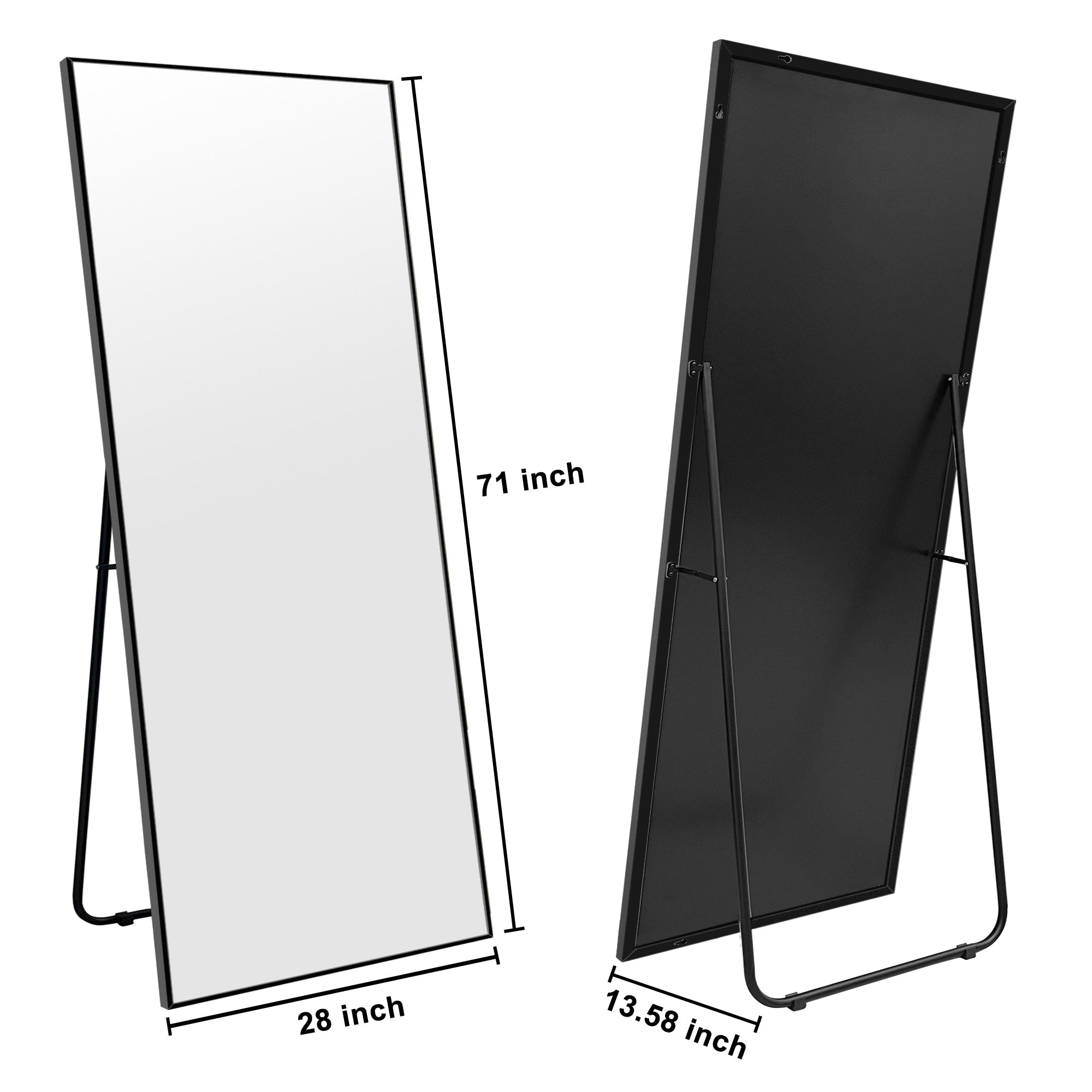 Modern Full Length Floor Mirror Freestanding Mirror