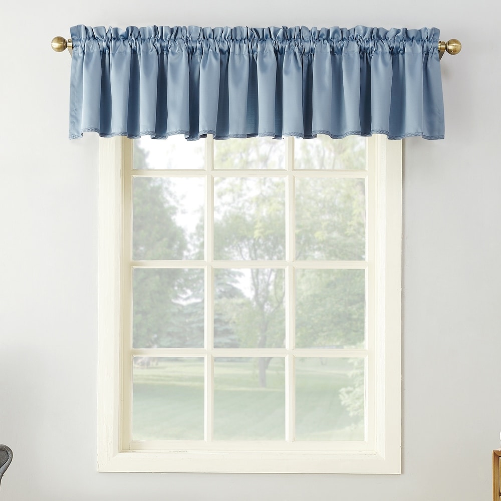 Porch & Den Inez Room Darkening Window Valance - 54 x 18