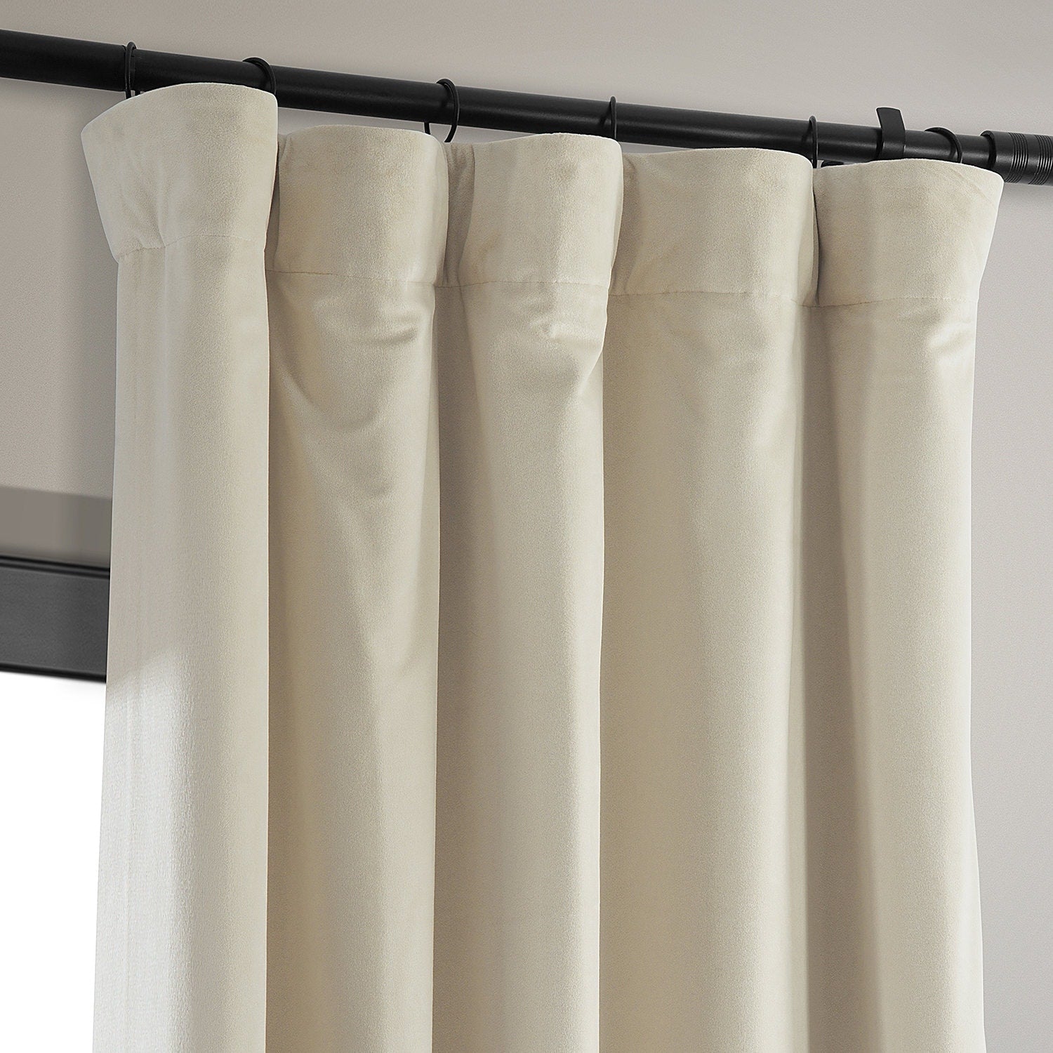 Exclusive Fabrics Signature Blackout Velvet Curtain (1 Panel)