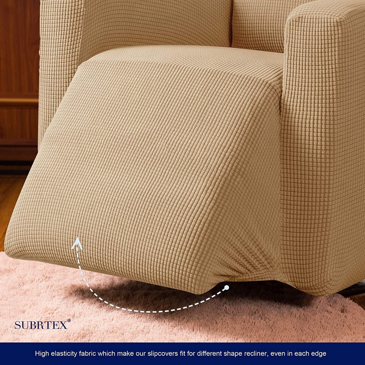 Subrtex Stretch Recliner Silpcover Jacquard Lazy Boy Chair Covers