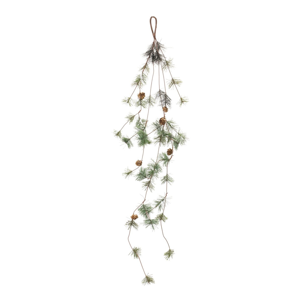 Pine Cone Twig Garland (Set of 2) - Green