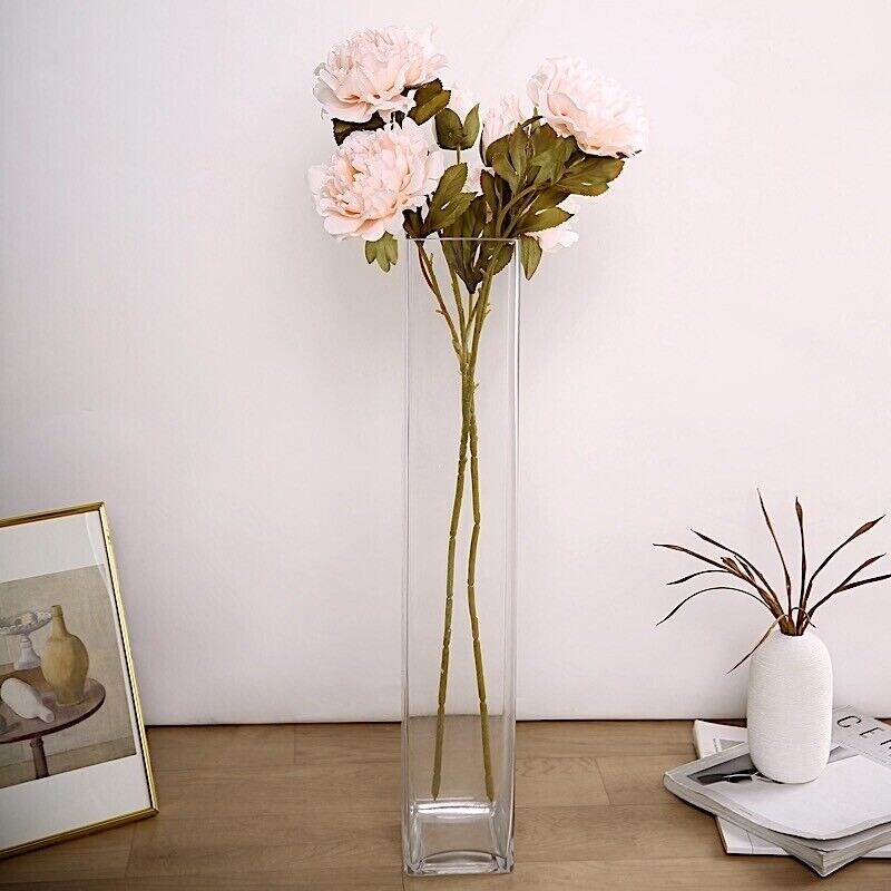 2 Pcs 29 Inch Silk Peony Artificial Flower Stems