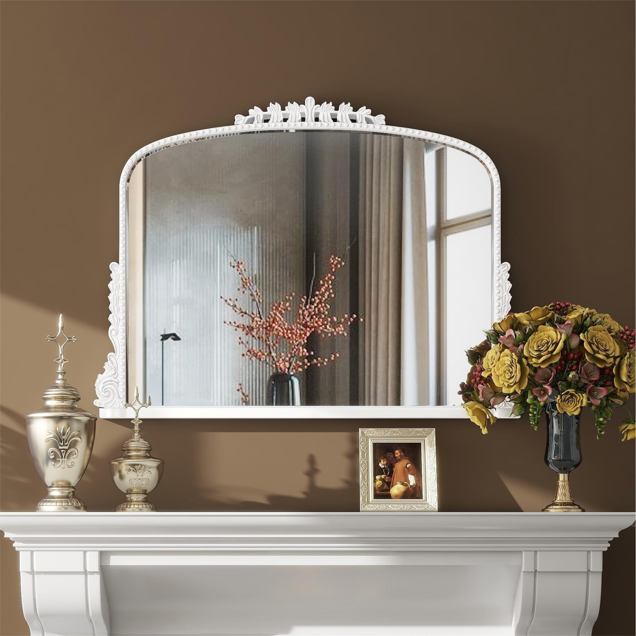 Arch Wall Mirror Baroque Accent Mirrors - 36×23