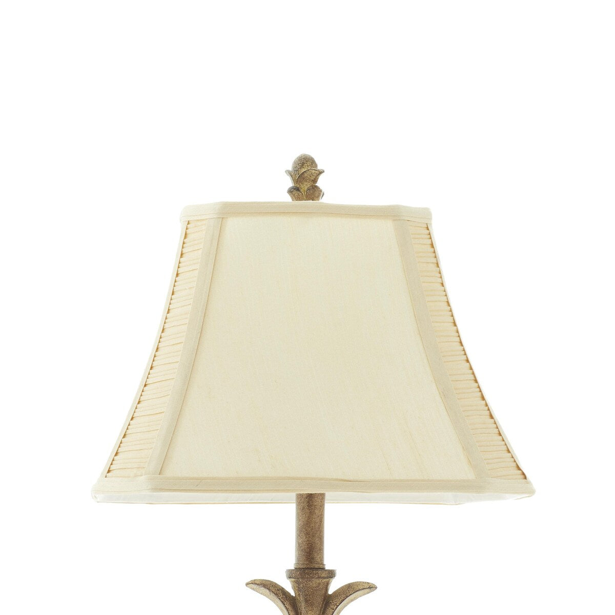 Polystone Fruit Pineapple Room Table Lamp with Tapered Shade - Set of 2 Brown - Roche River Decor