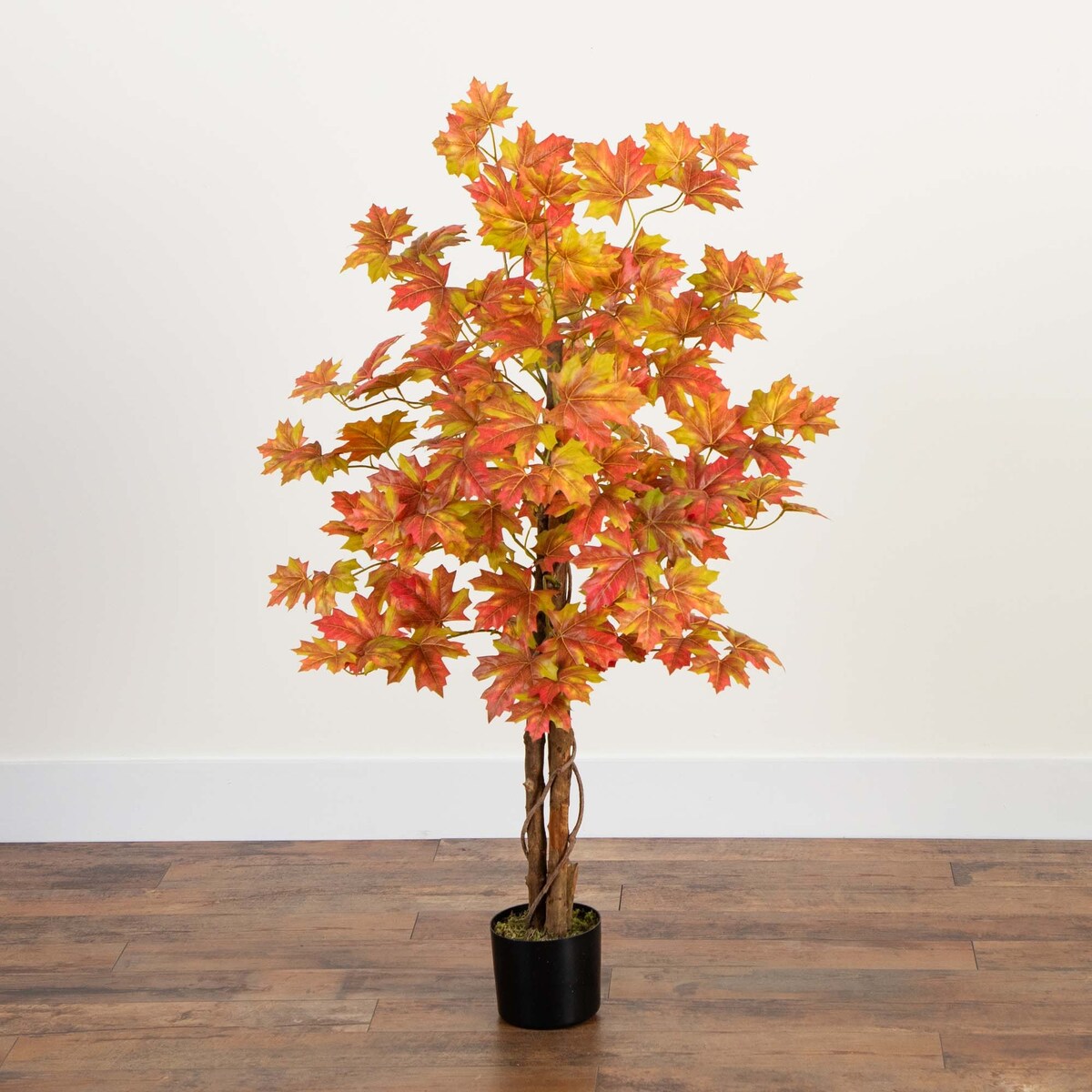 4' Artificial Deluxe Fall Maple Tree