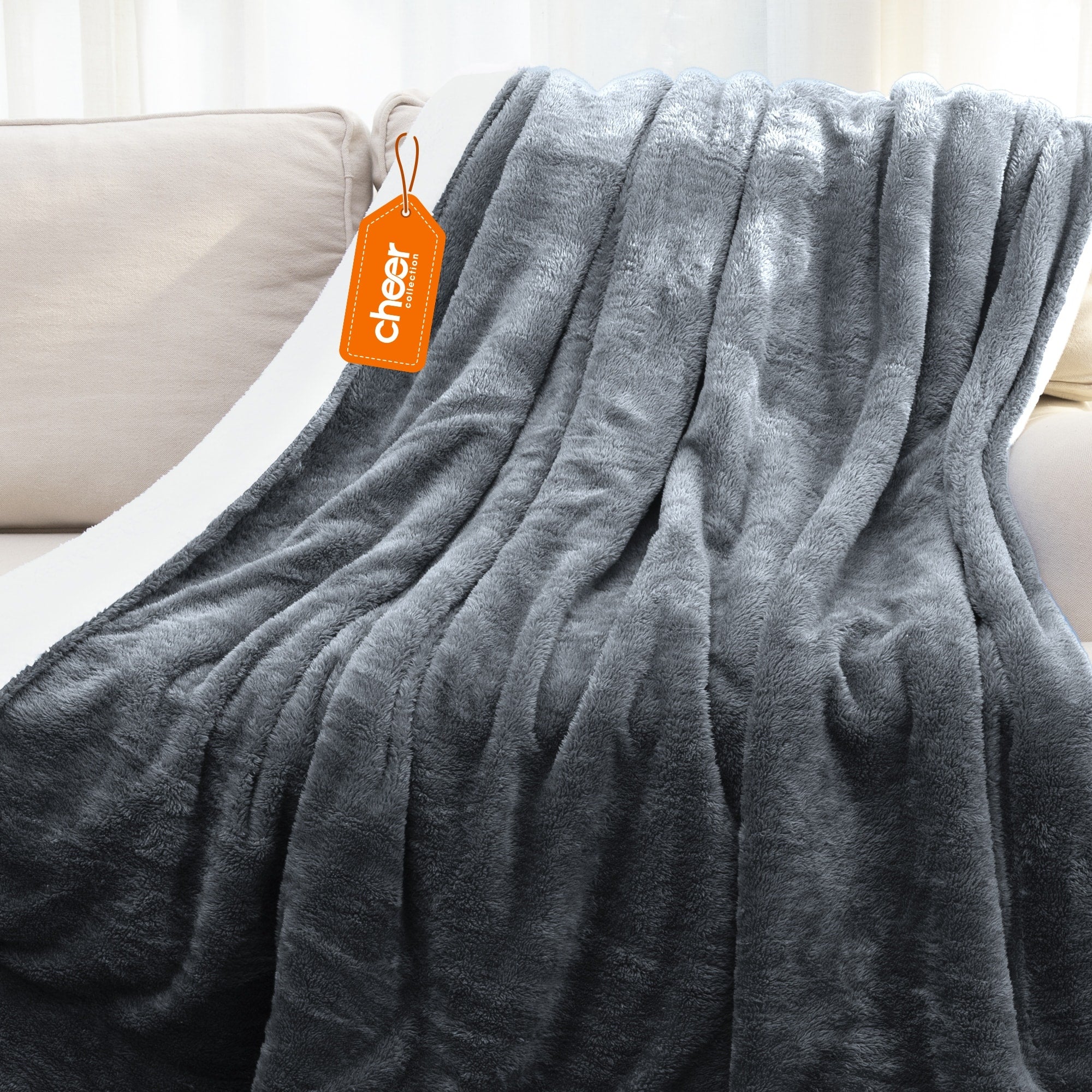 Cheer Collection Microsherpa Ultra Soft and Cozy Throw Blanket