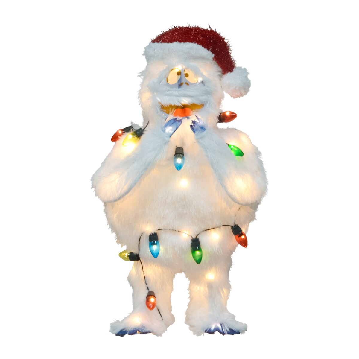 24 Rudolph 3D LED Yard Art Bumble with Light Strand