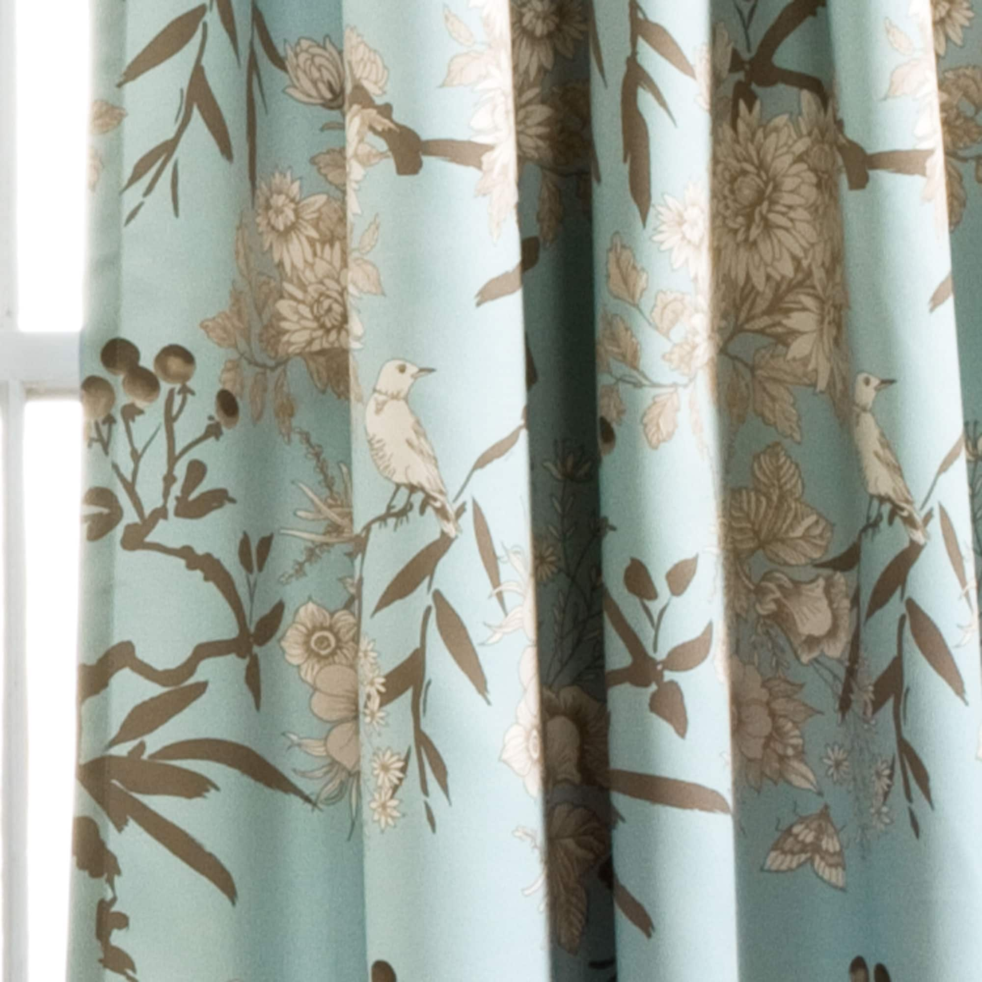 The Gray Barn Dogwood Floral Curtain Panel Pair