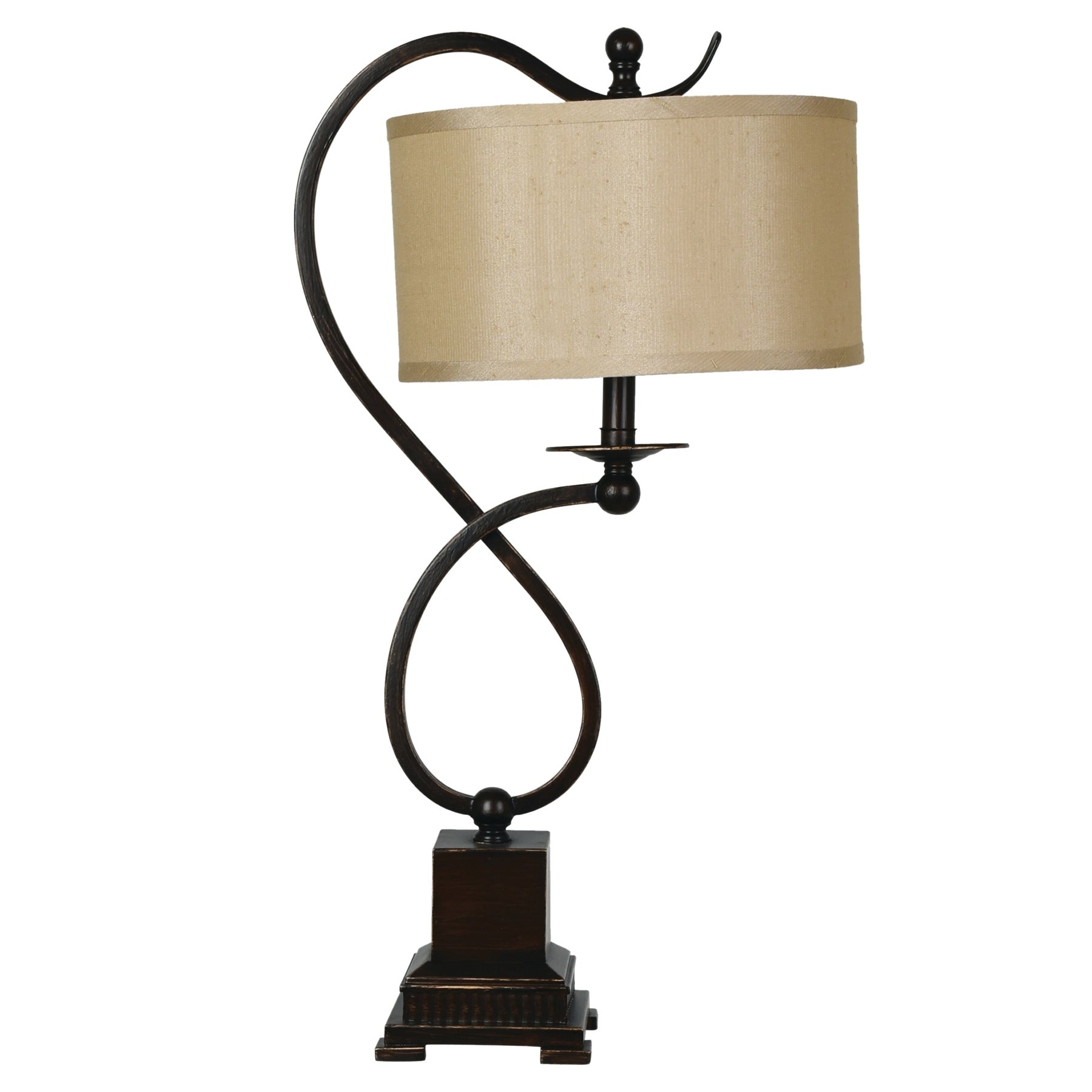 Bronze 3-piece Steel Lamp Set - 66'' H x 13'' W x 13'' D x 13'' W x 13'' D