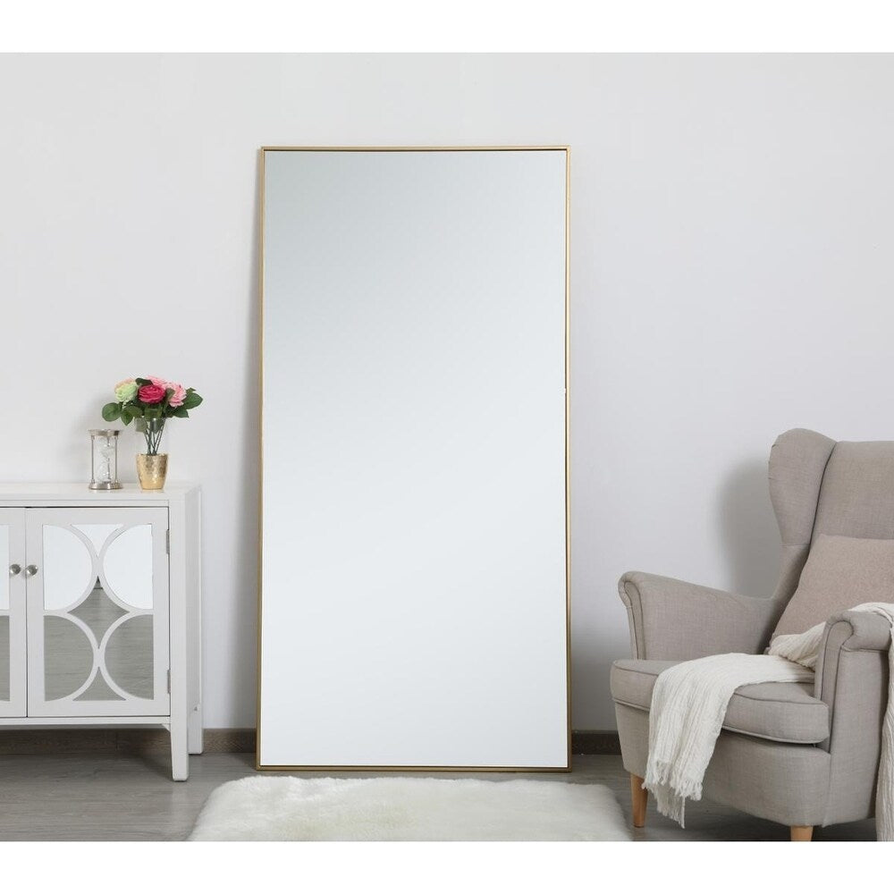 Carson Carrington Salsnas Metal Frame Rectangular Mirror