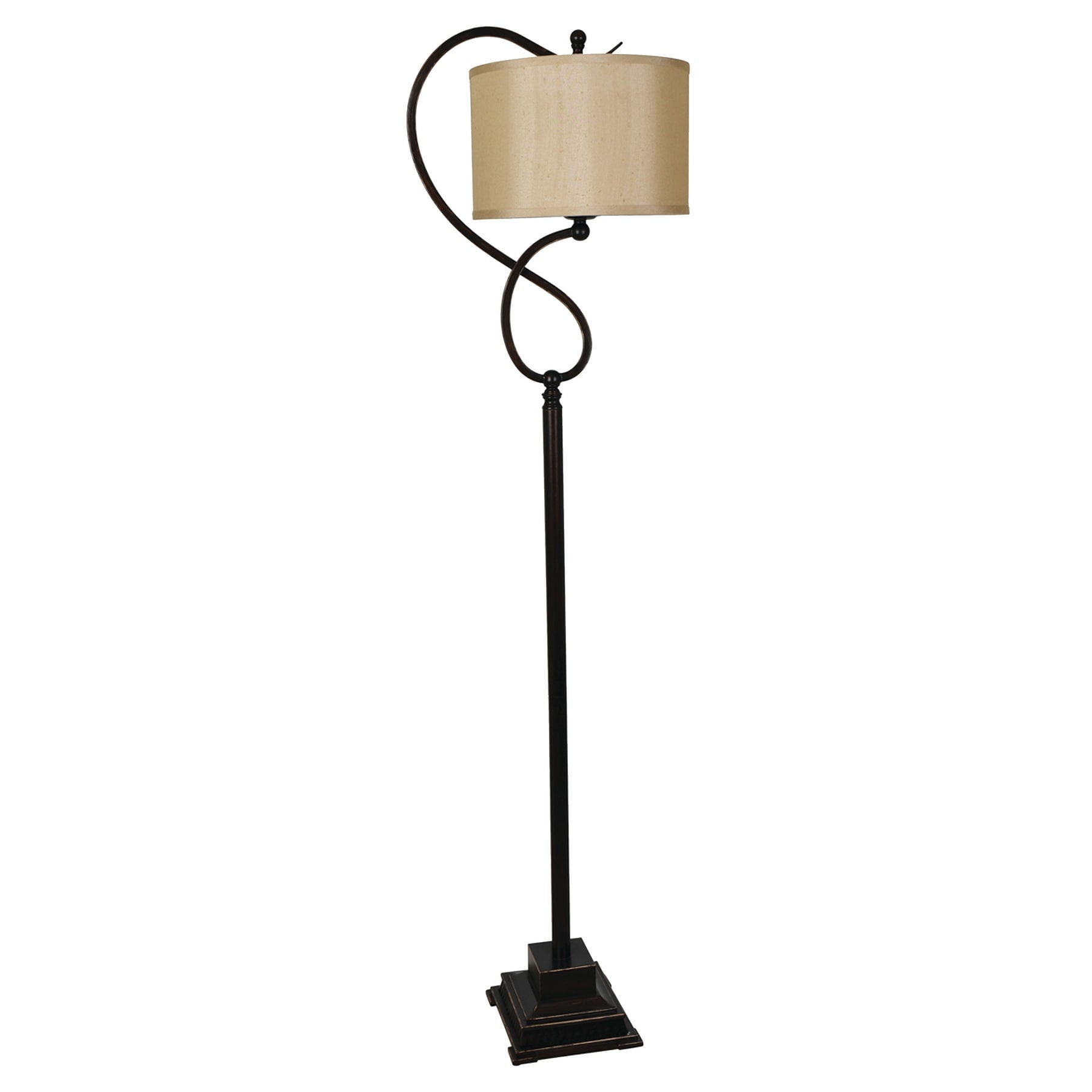 Bronze 3-piece Steel Lamp Set - 66'' H x 13'' W x 13'' D x 13'' W x 13'' D