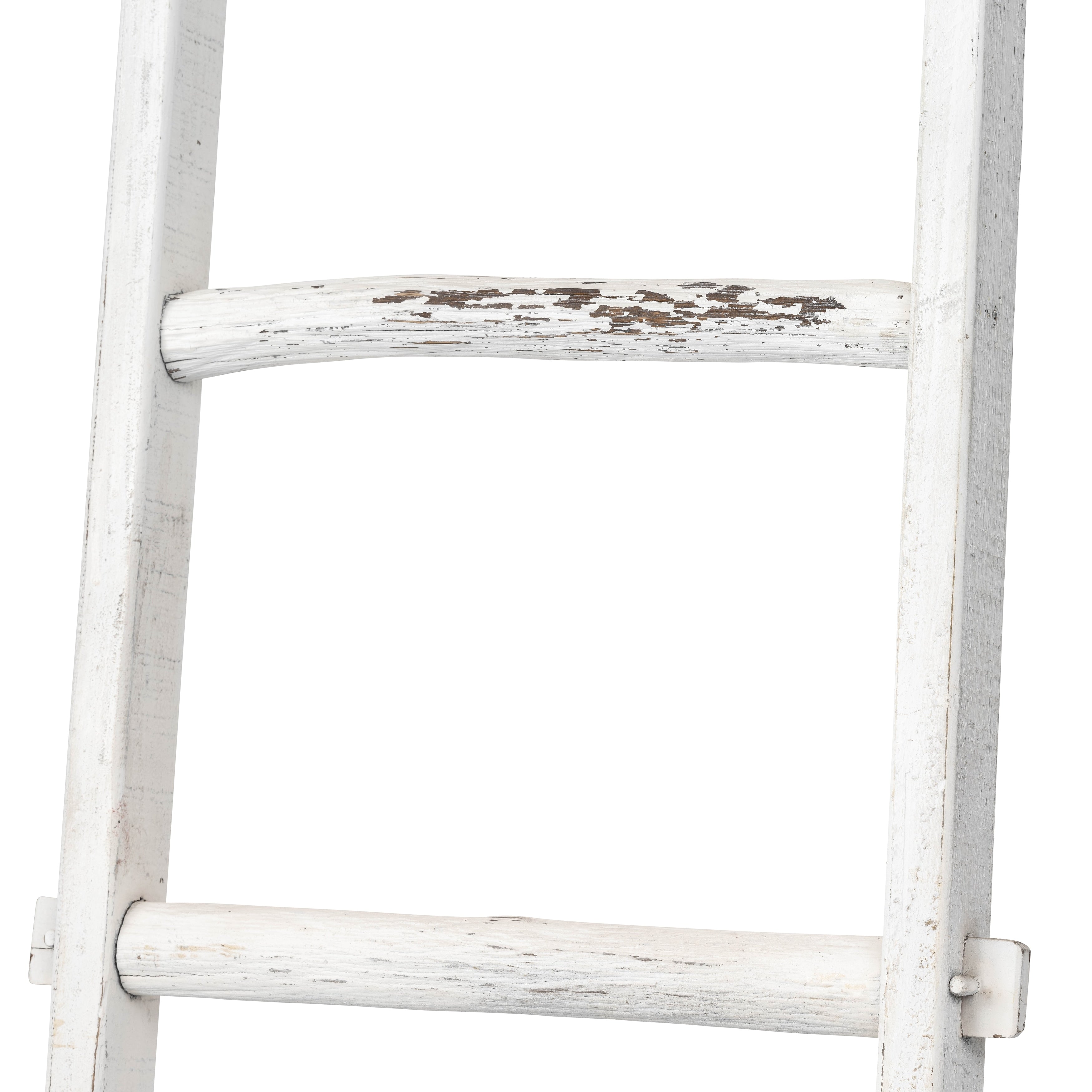 Sagebrook Home Rustic 6ft Tall Blanket Ladder, Decorative Freestanding Ladder For Storage - 19 x 2 x 76