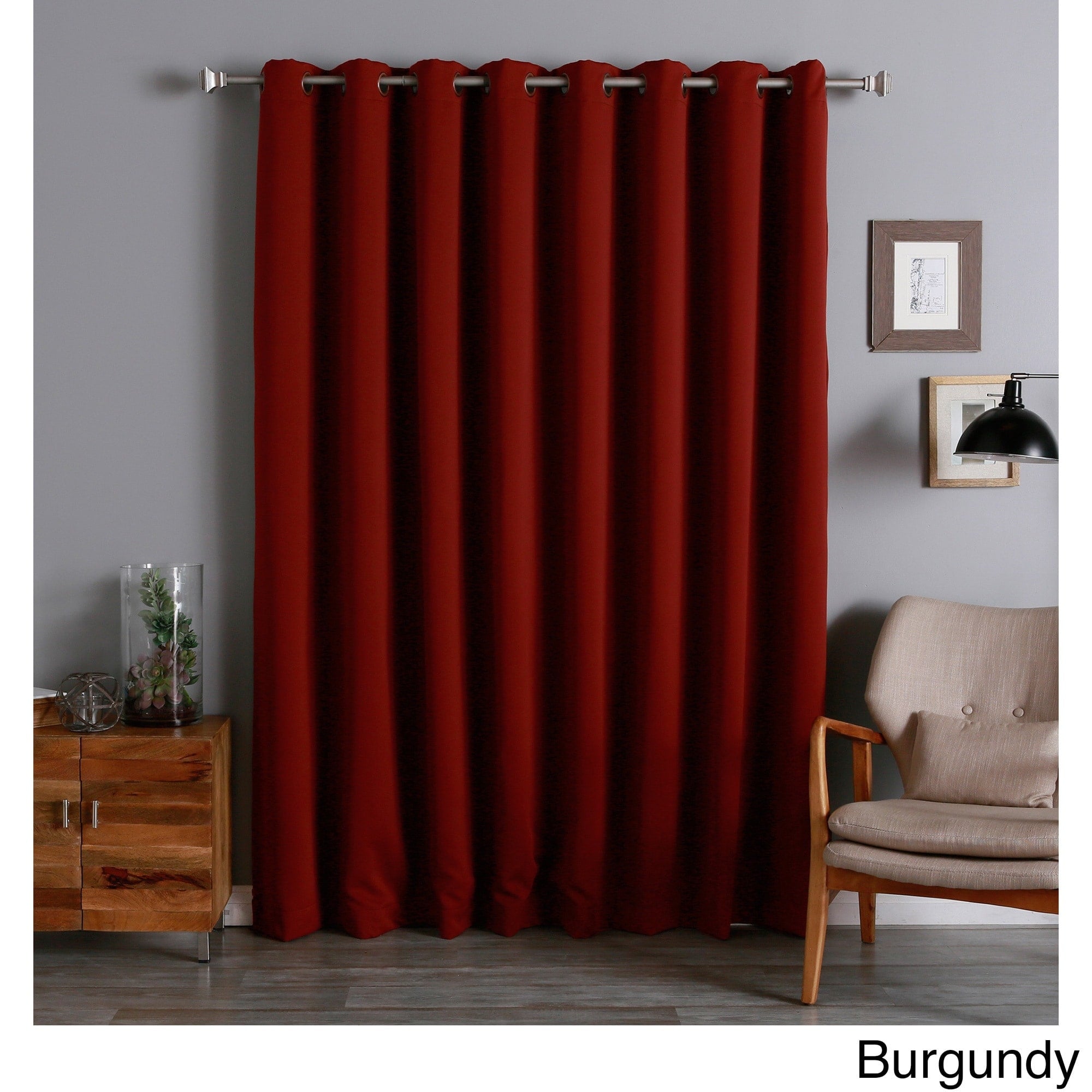 Aurora Home Extra-wide 100x84-inch Thermal Blackout Curtain Panel. - 100 x 84