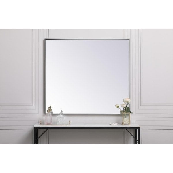 Carson Carrington Salsnas Metal Frame Rectangular Mirror