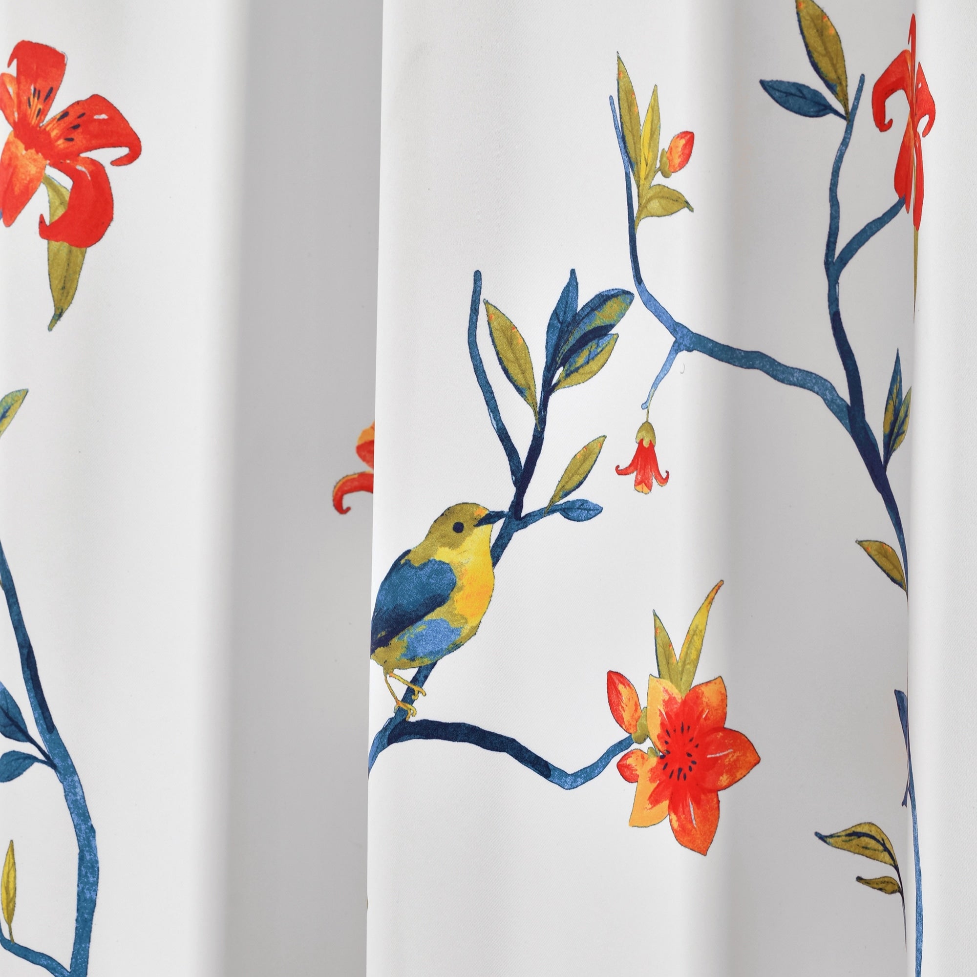 Lush Decor Neela Botanical Bird Curtain Panel Pair