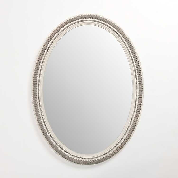 Wexford Ribbed Oval Wall Mirror