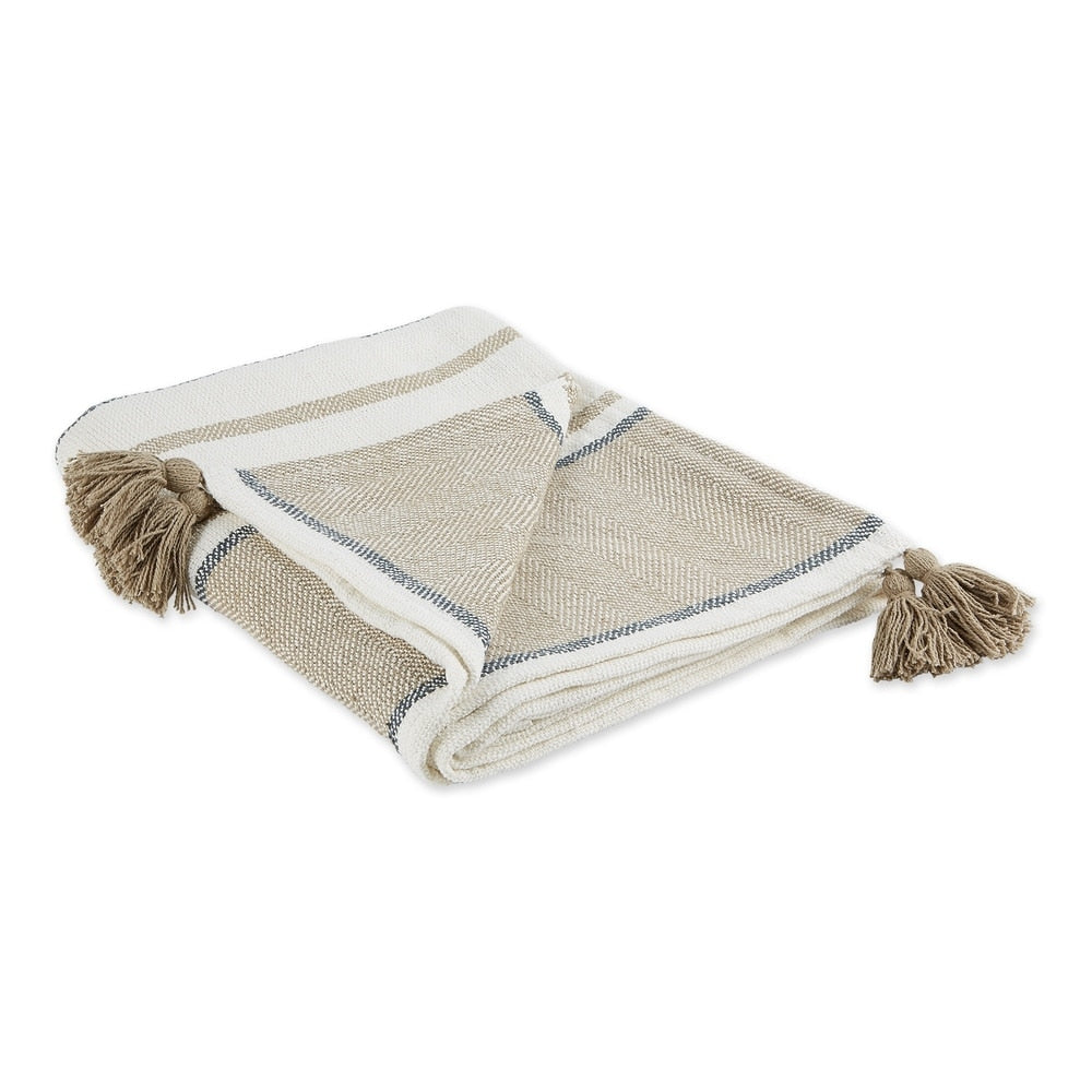 Porch & Den Crestridge Woven Cotton Throw