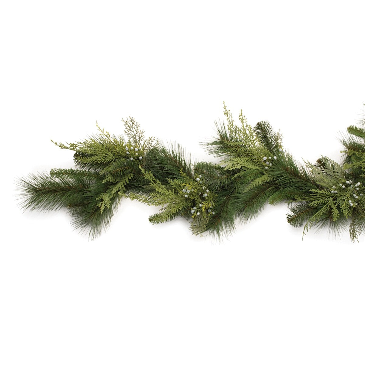 Mixed Pine Juniper Garland 5.5'L - Green