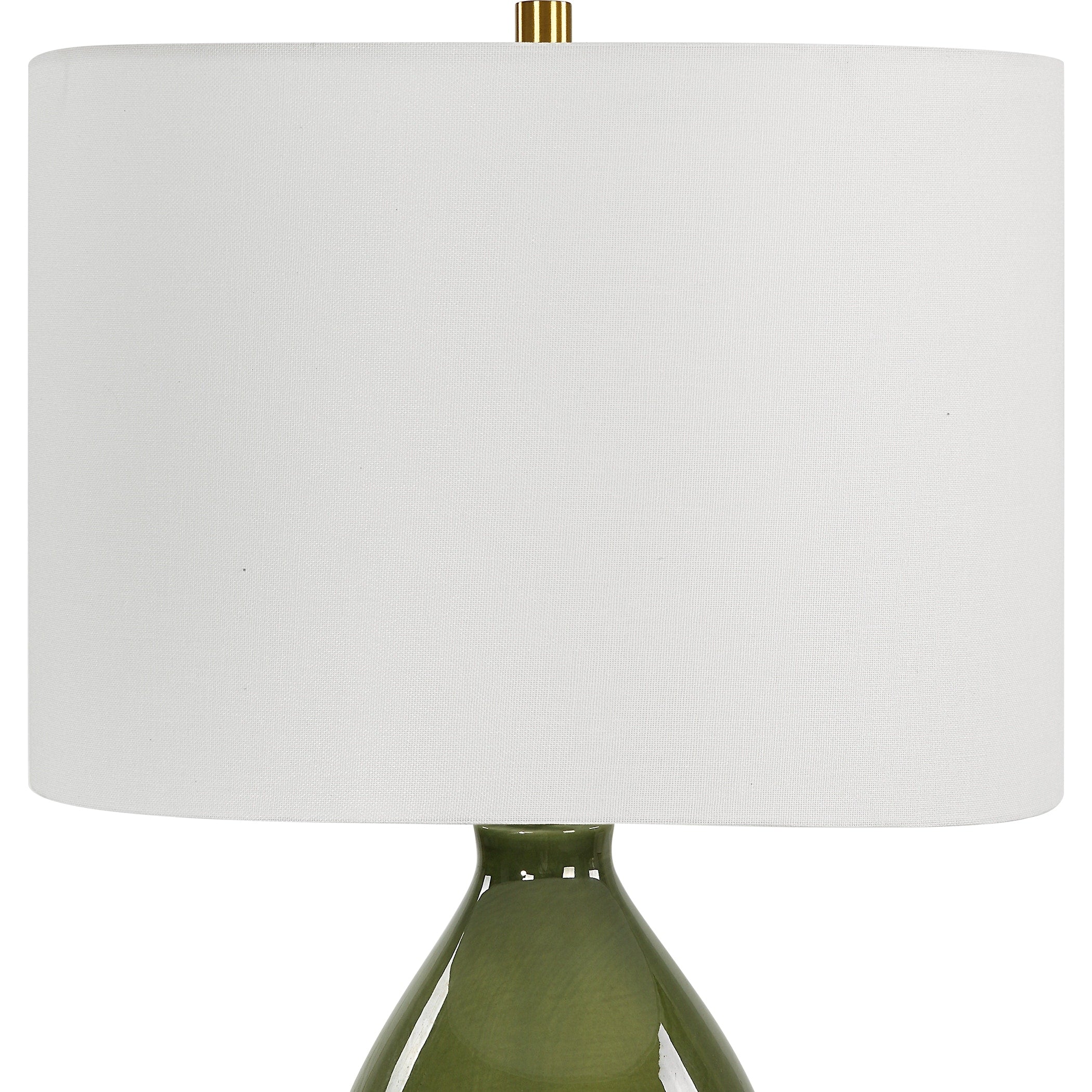 Uttermost Gourd Green Table Lamp - 31H,Shade 10H x 15Dia.