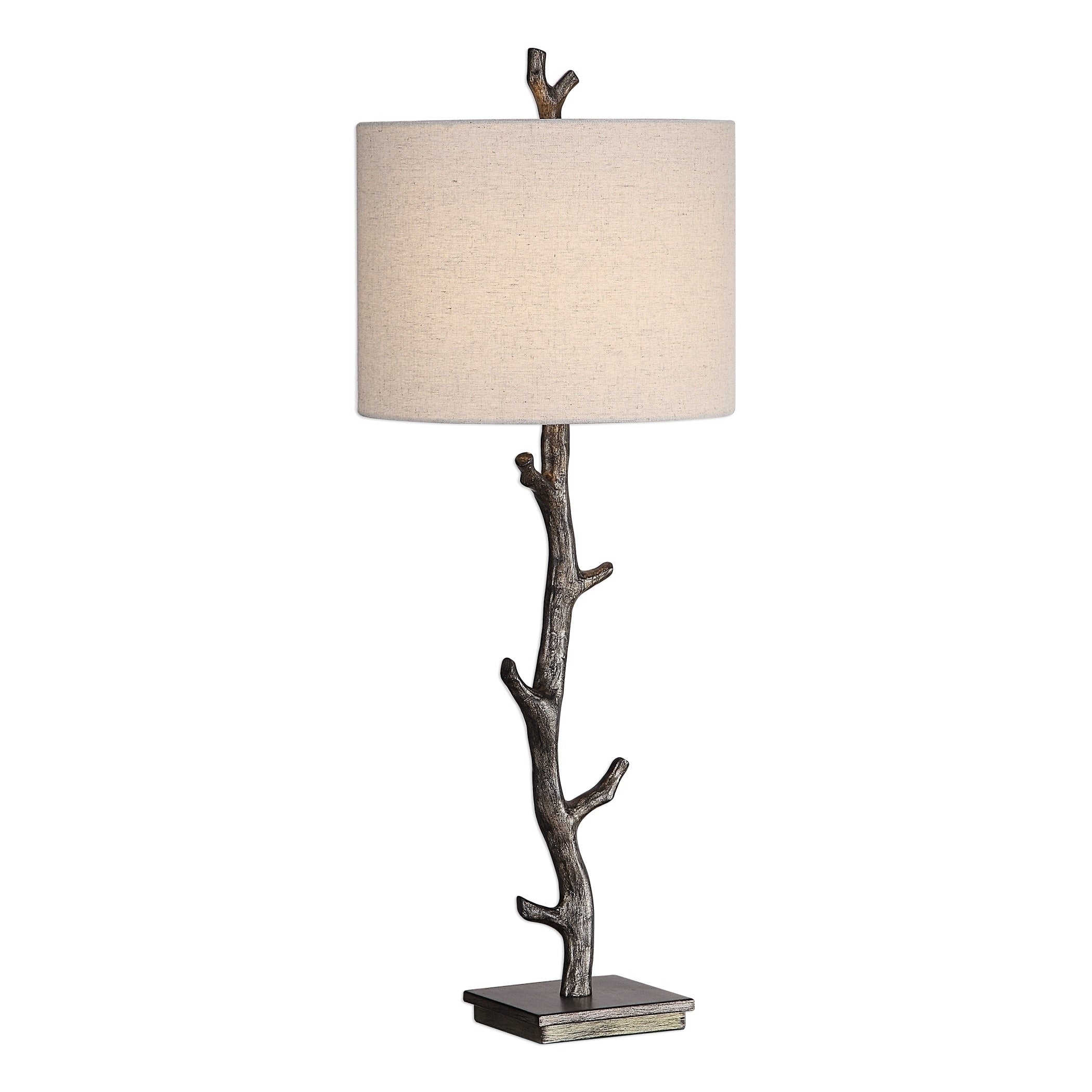 Edmund Dark Bronze Branch Table Lamp by David Frisch