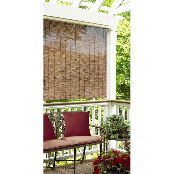 Radiance 72-inch Cocoa Peeled and Polished Reed Blind