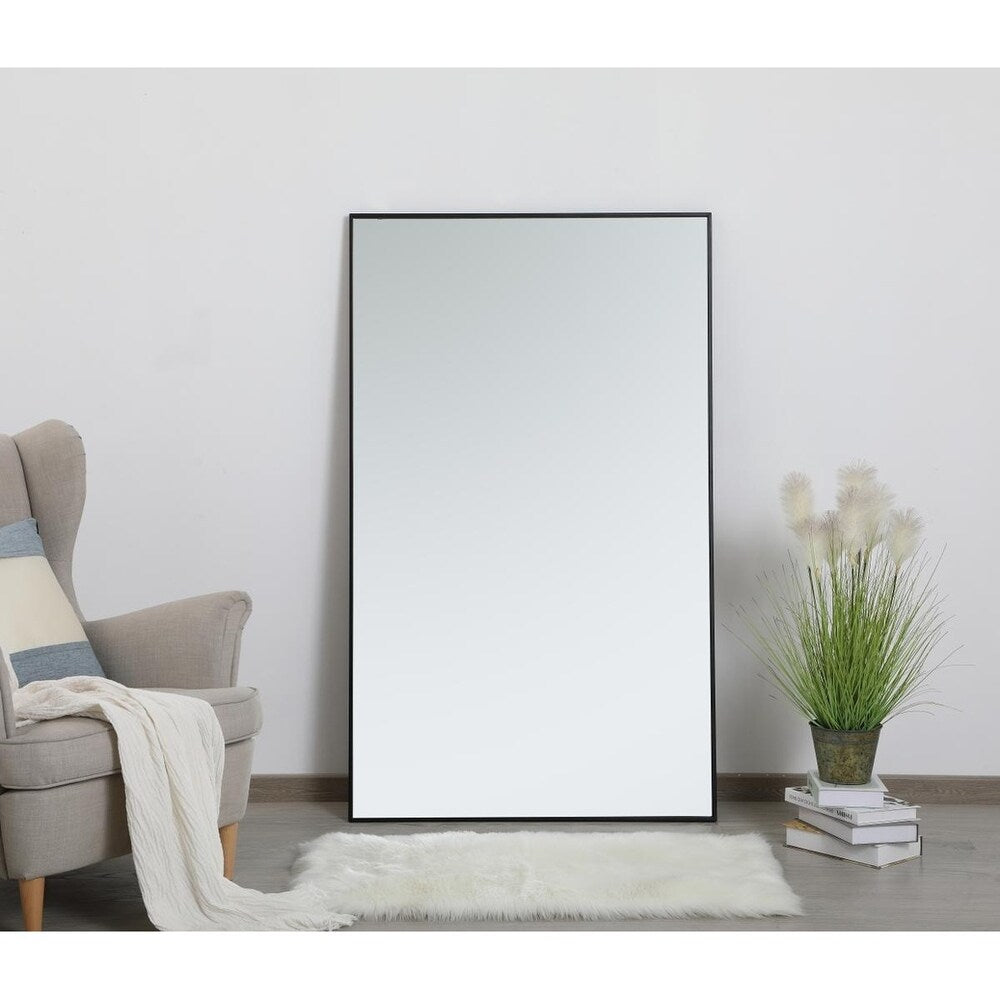 Carson Carrington Salsnas Metal Frame Rectangular Mirror