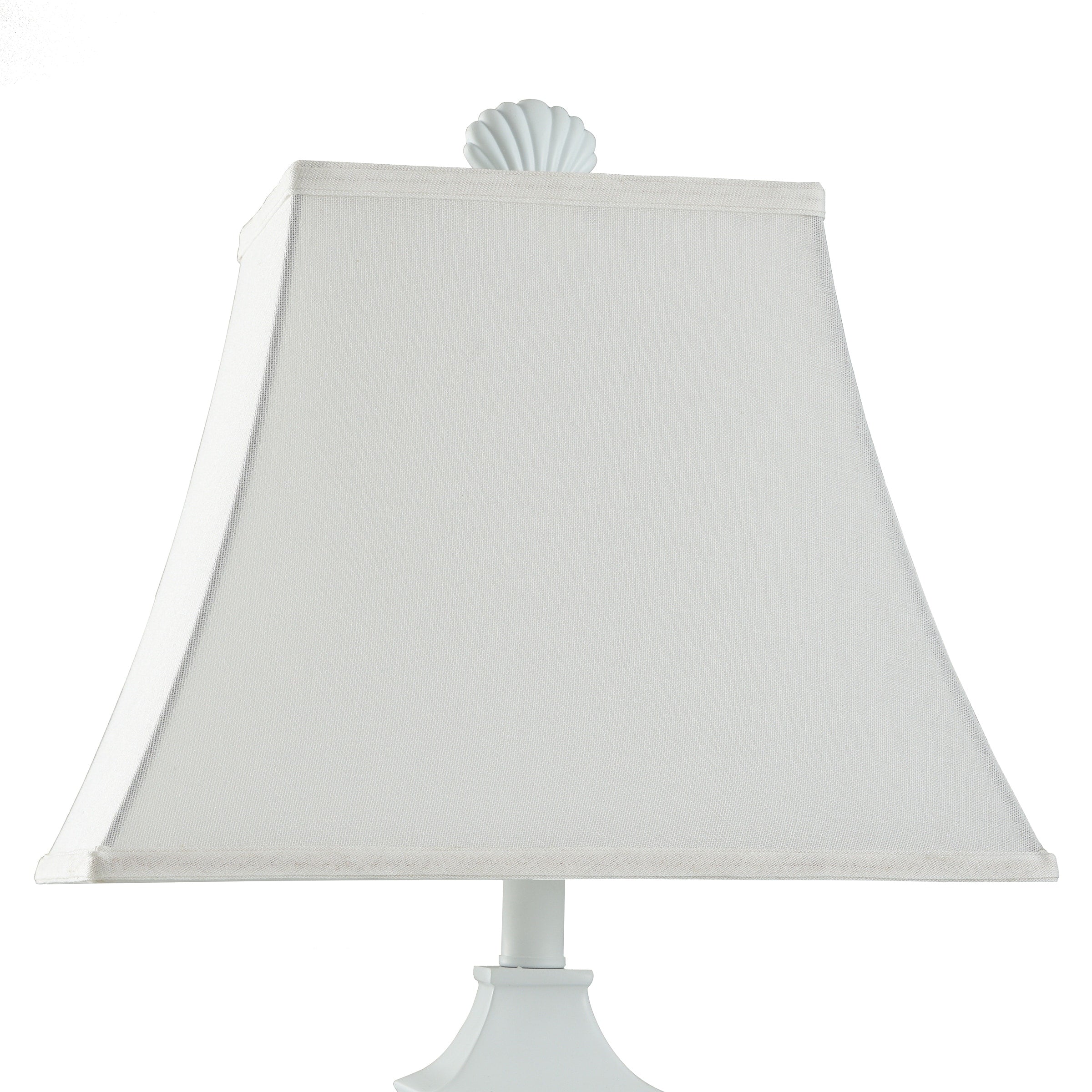 StyleCraft White Of Monterey Table Lamp - White Softback Fabric Shade