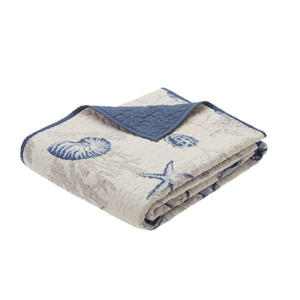 Madison Park Nantucket Oversized Quilted Throw