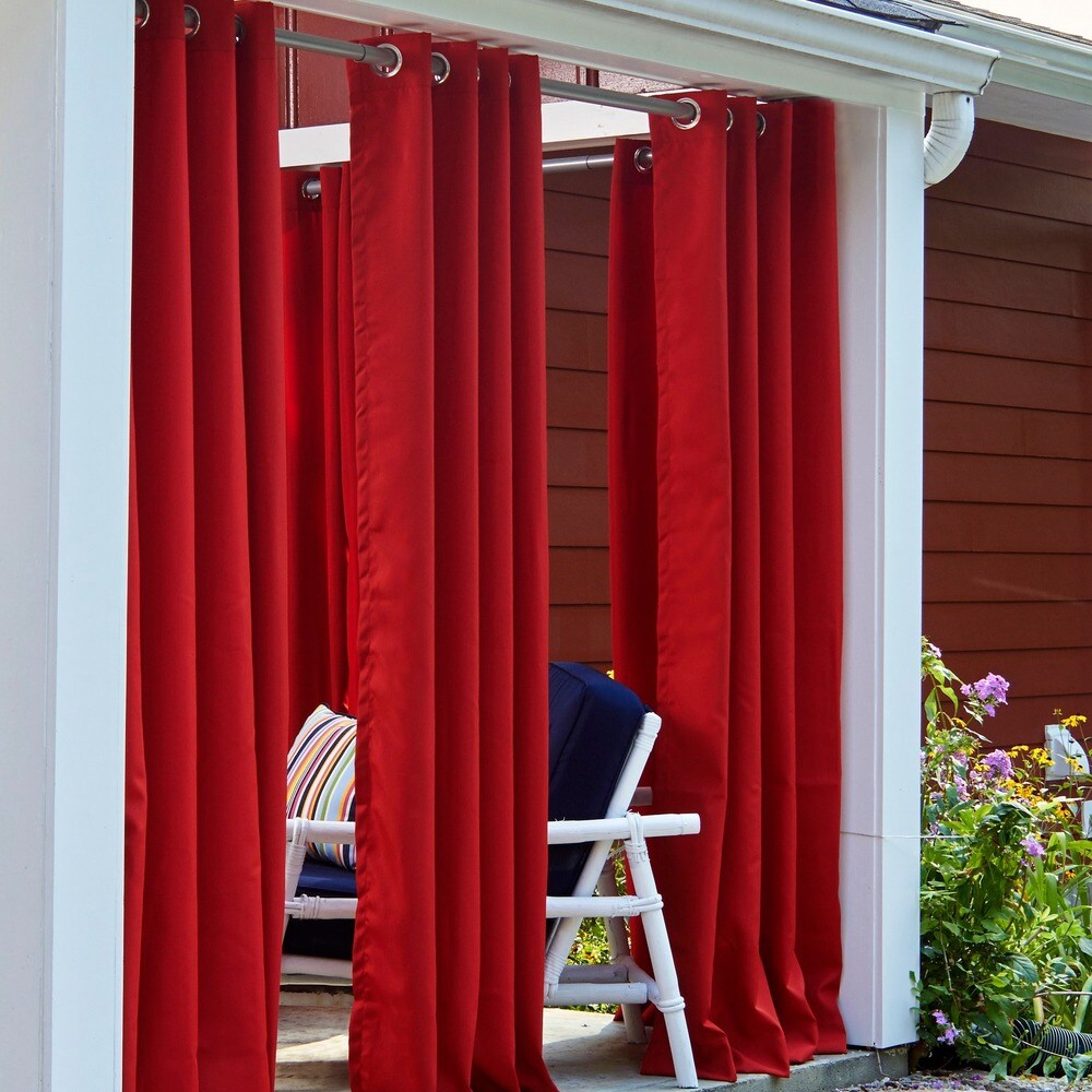 Currituck 52-inch x 84-inch Outdoor Curtain Panel by Havenside Home - 52 w x 84 l in.