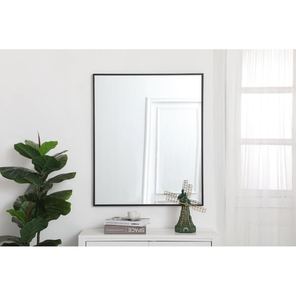 Carson Carrington Salsnas Metal Frame Rectangular Mirror