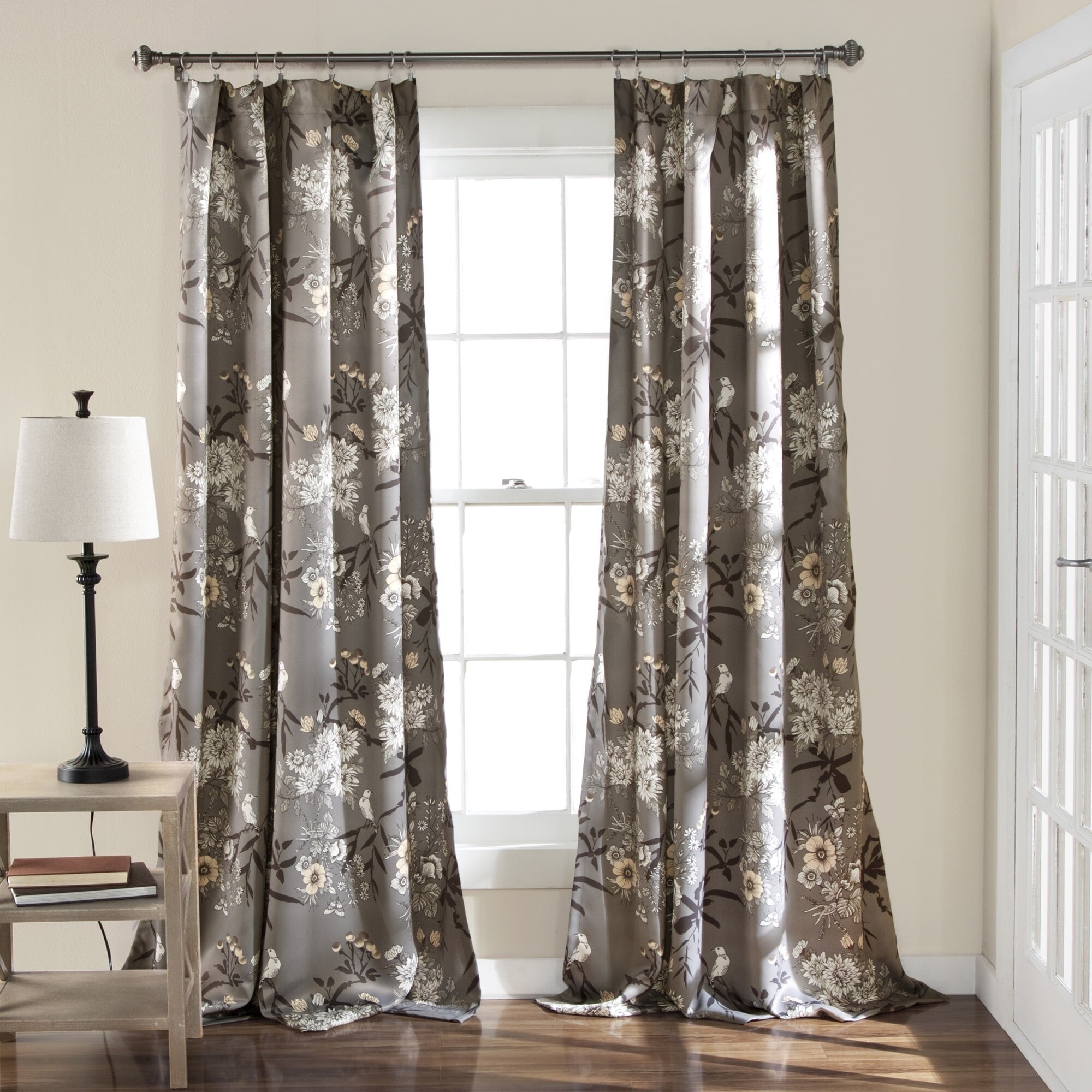 The Gray Barn Dogwood Floral Curtain Panel Pair