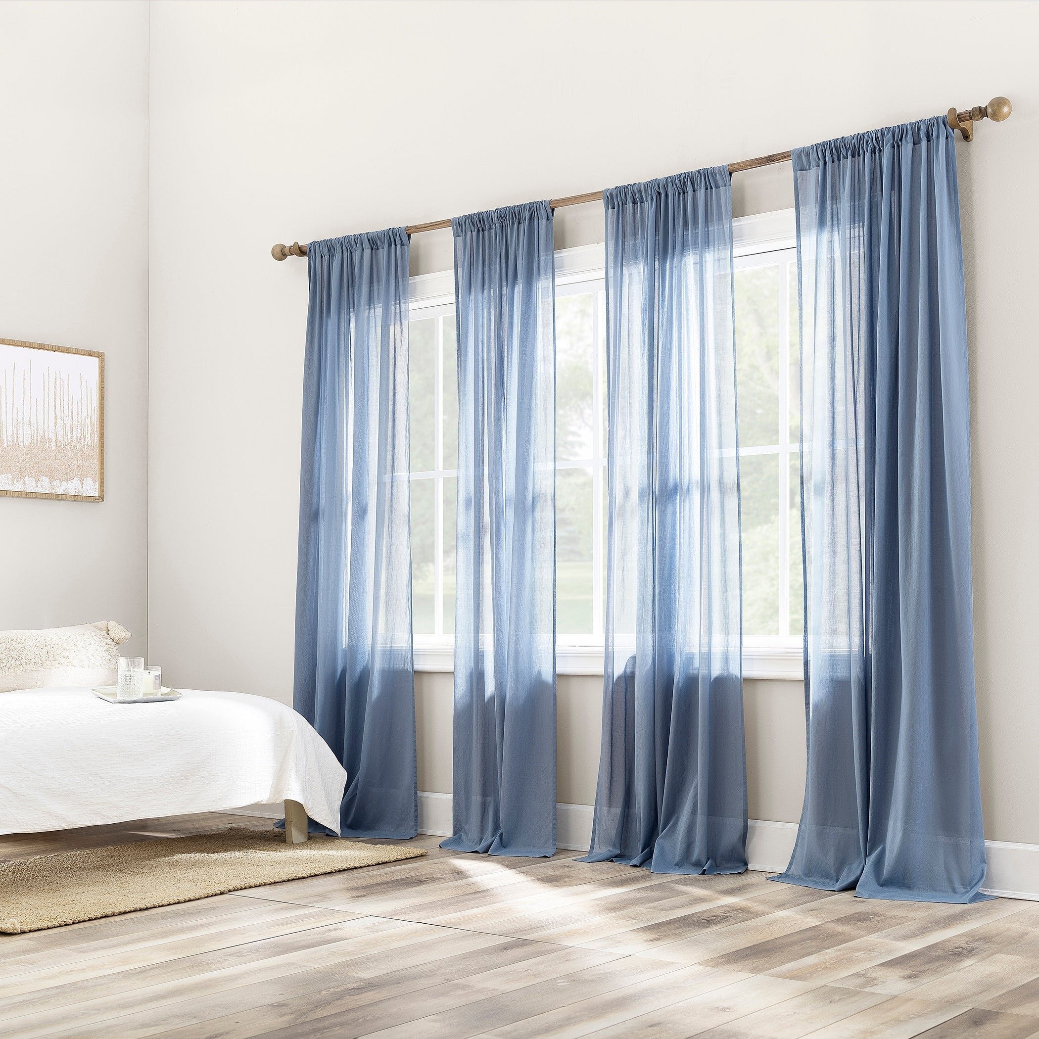 Archaeo Cotton Sheer Curtain, Single Panel