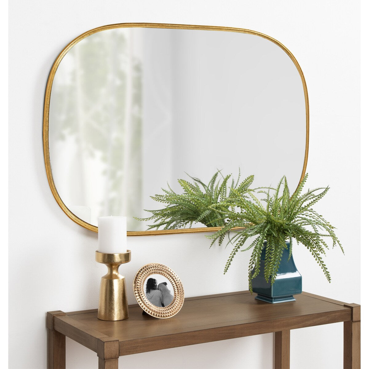 Kate and Laurel Caskill Capsule Framed Wall Mirror