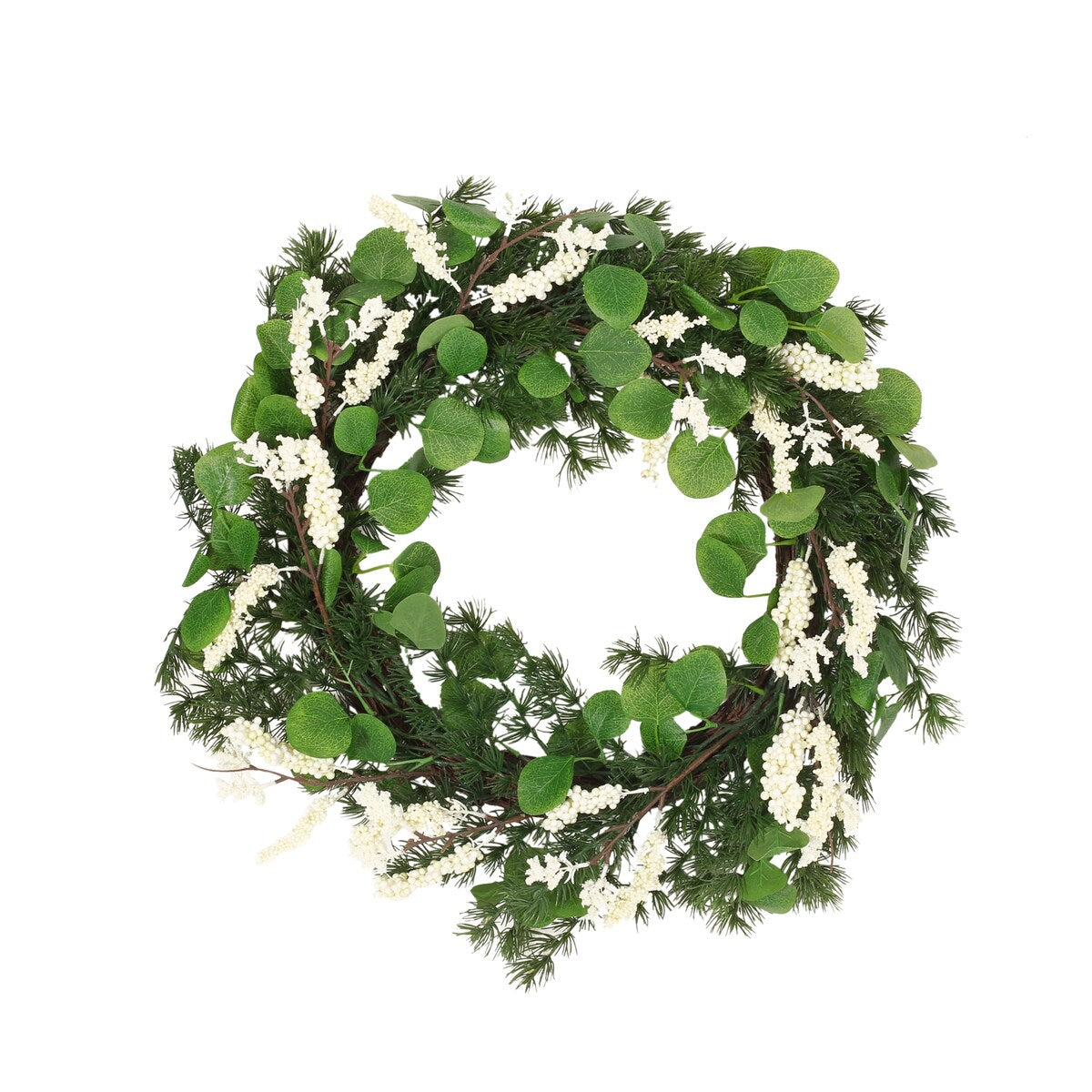 25.5 Leaves/Berry Wreath - As Picture Show