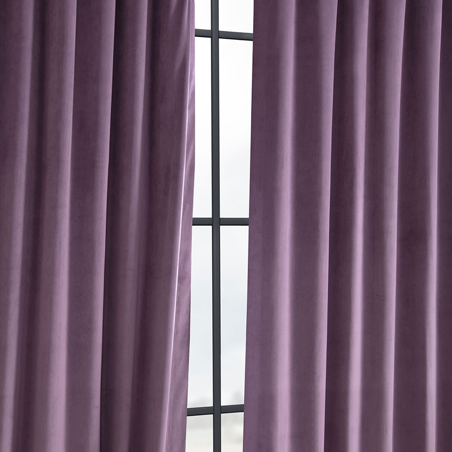 Exclusive Fabrics Signature Velvet Blackout Curtains (1 Panel) - Luxurious Single Drapery for Enhanced Light Blockage