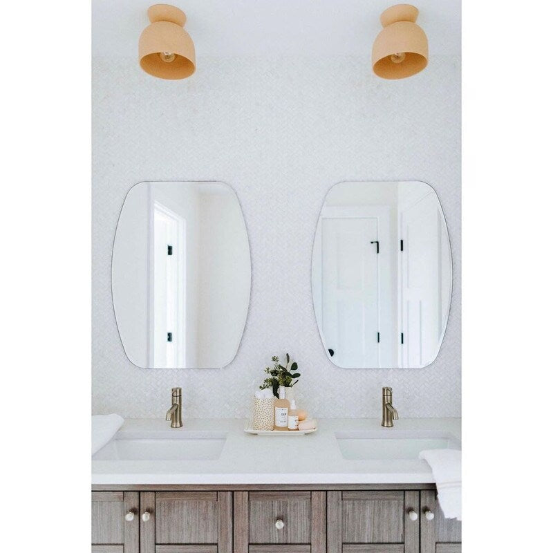 Sydney Modern Oval Frameless Bathroom Mirror