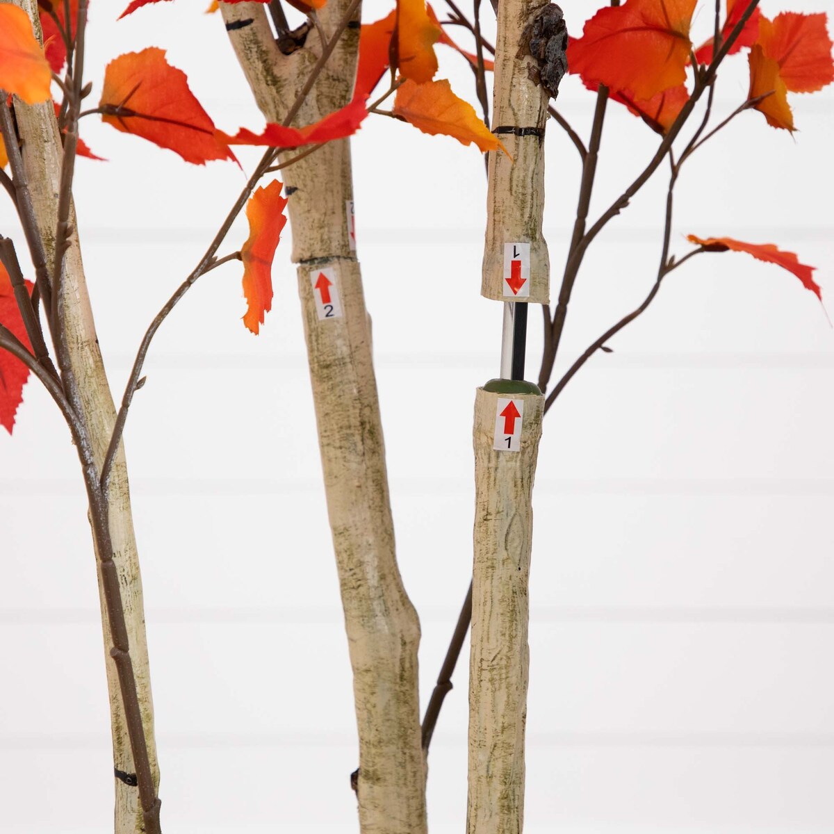 7' Autumn Birch Artificial Fall Tree