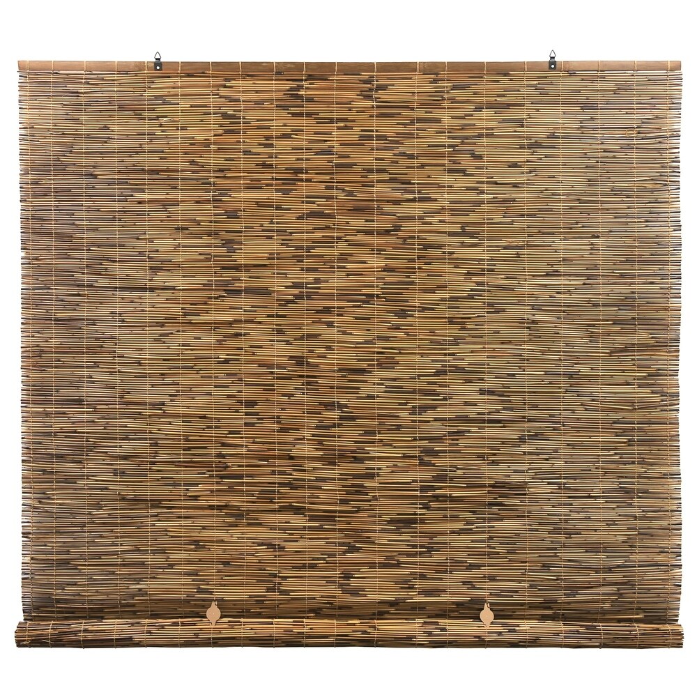 Radiance 72-inch Cocoa Peeled and Polished Reed Blind