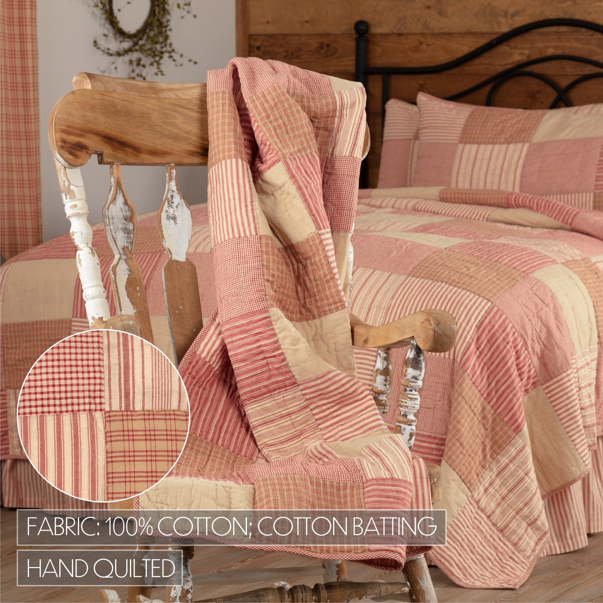 Sawyer Mill Block Quilted Throw