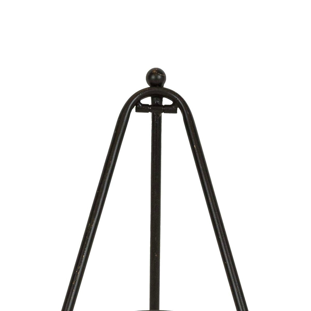 Foreside Home & Garden Farmhouse Black Metal Folding Easel - 7 x 2.75 x 10.75