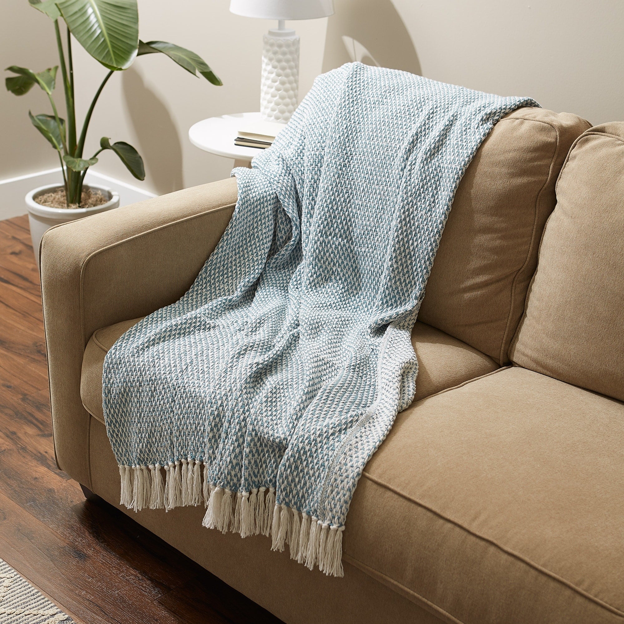 DII Woven Decorative Throw