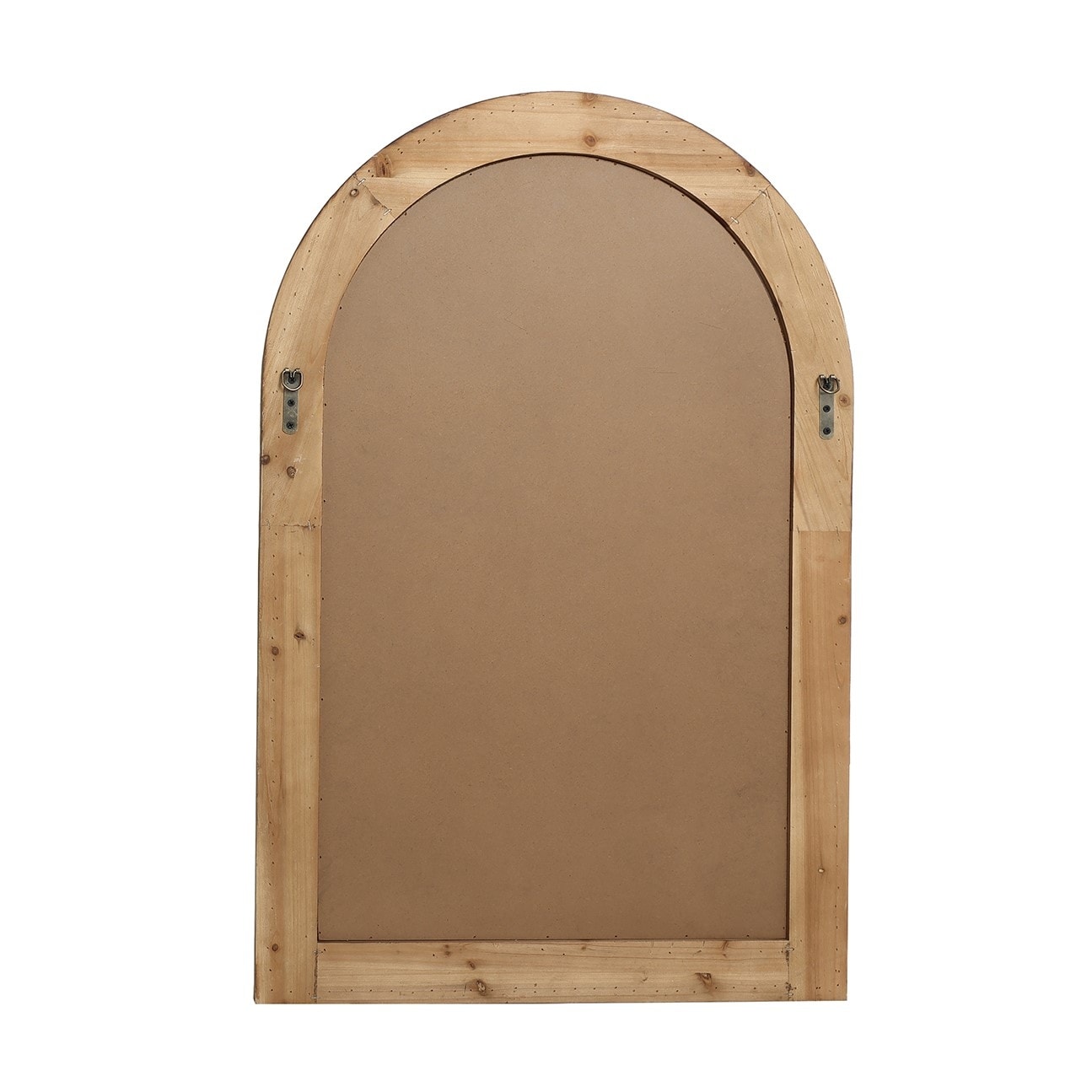 Wood Framed Arch Window Wall Mirror, Bathroom Wall Mirror - 39.25 H x 25.87 W x 1.5 D